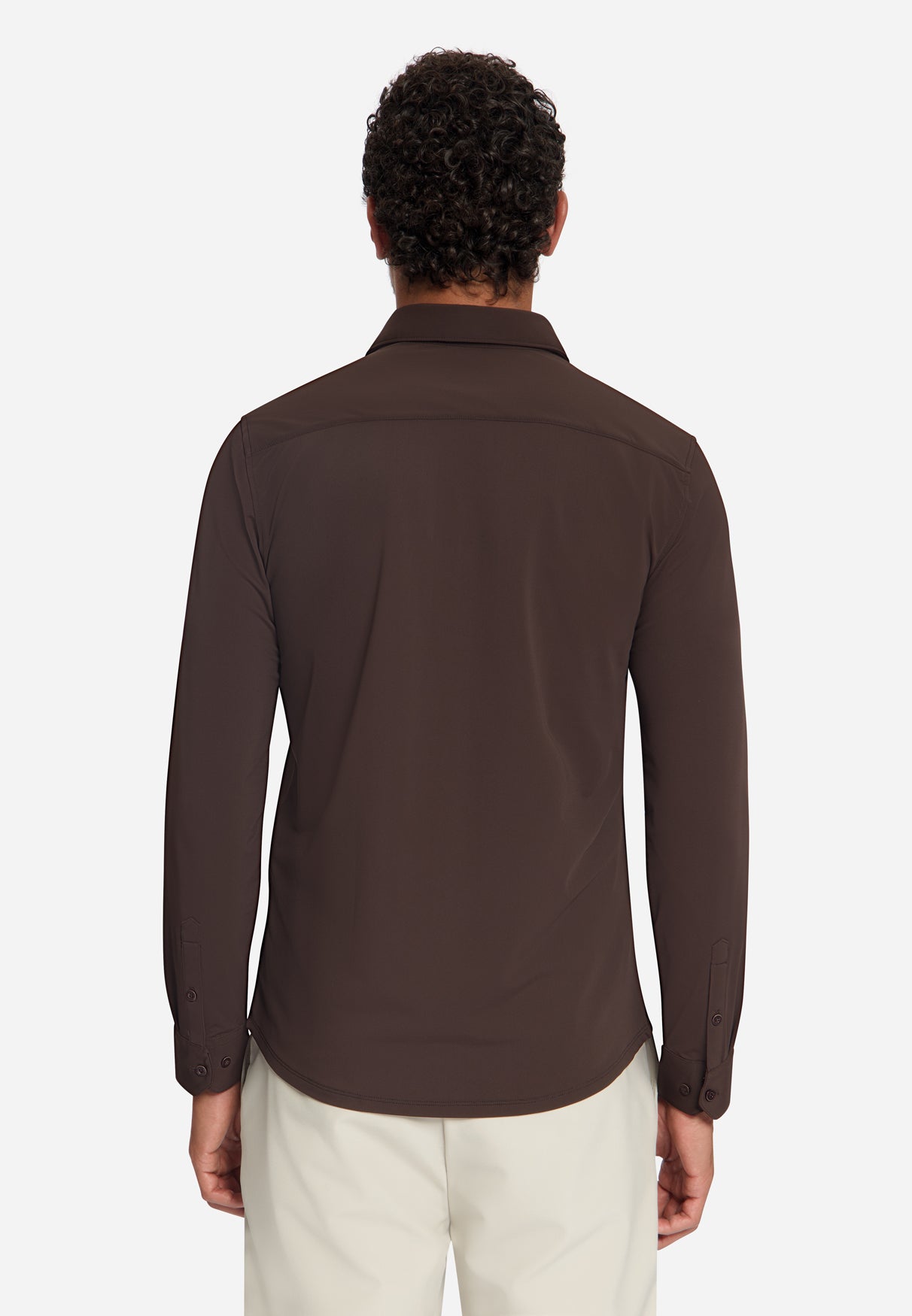 Travel Overhemd | Dark Brown