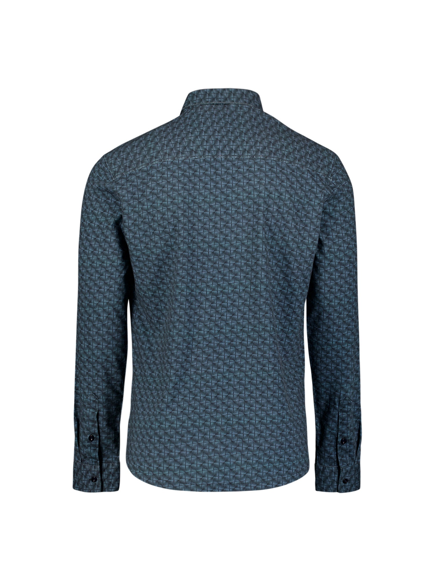 Jersey Overhemd met Print | Dark Night