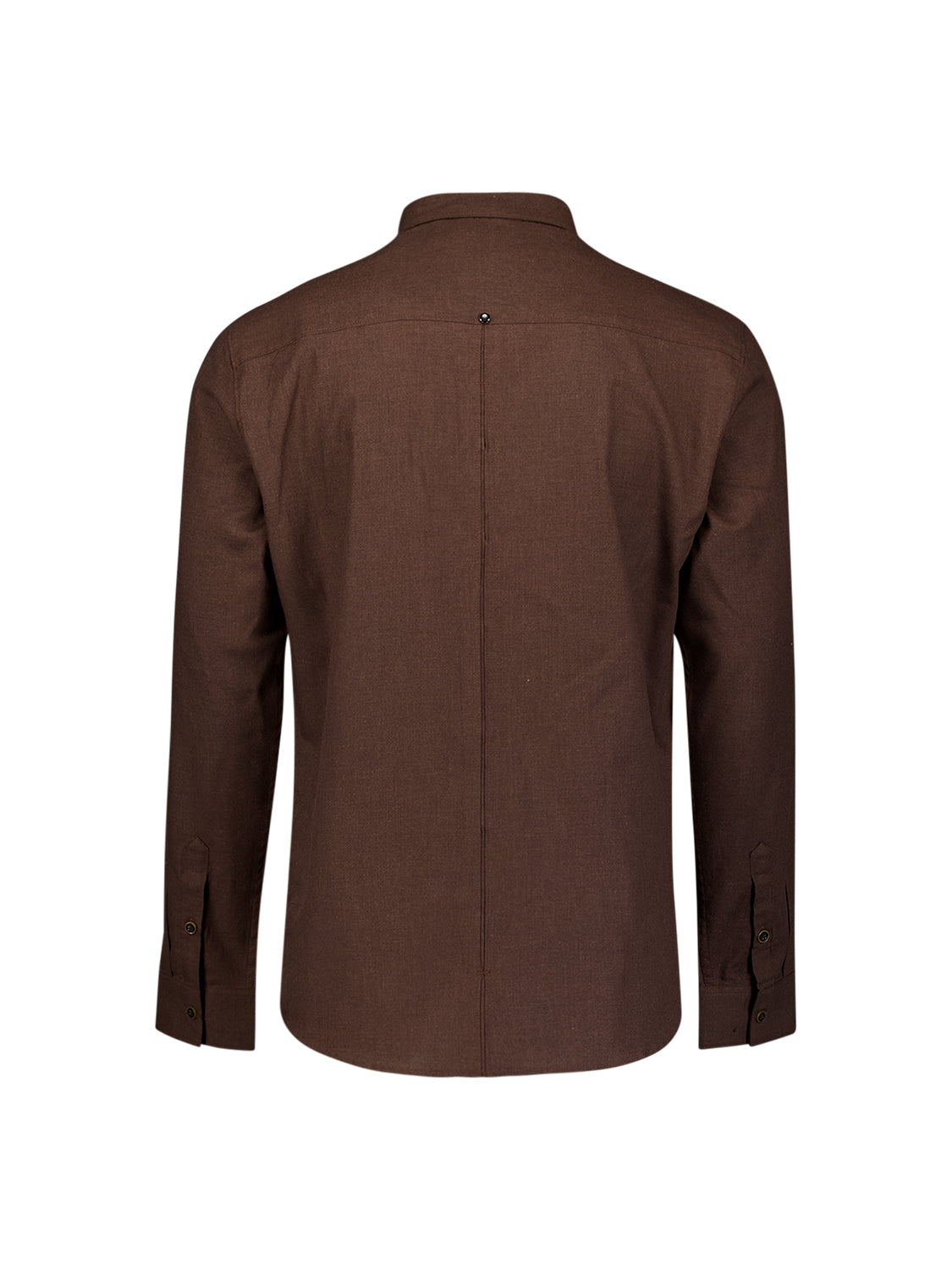 Flanellen Overhemd | Dark Brown