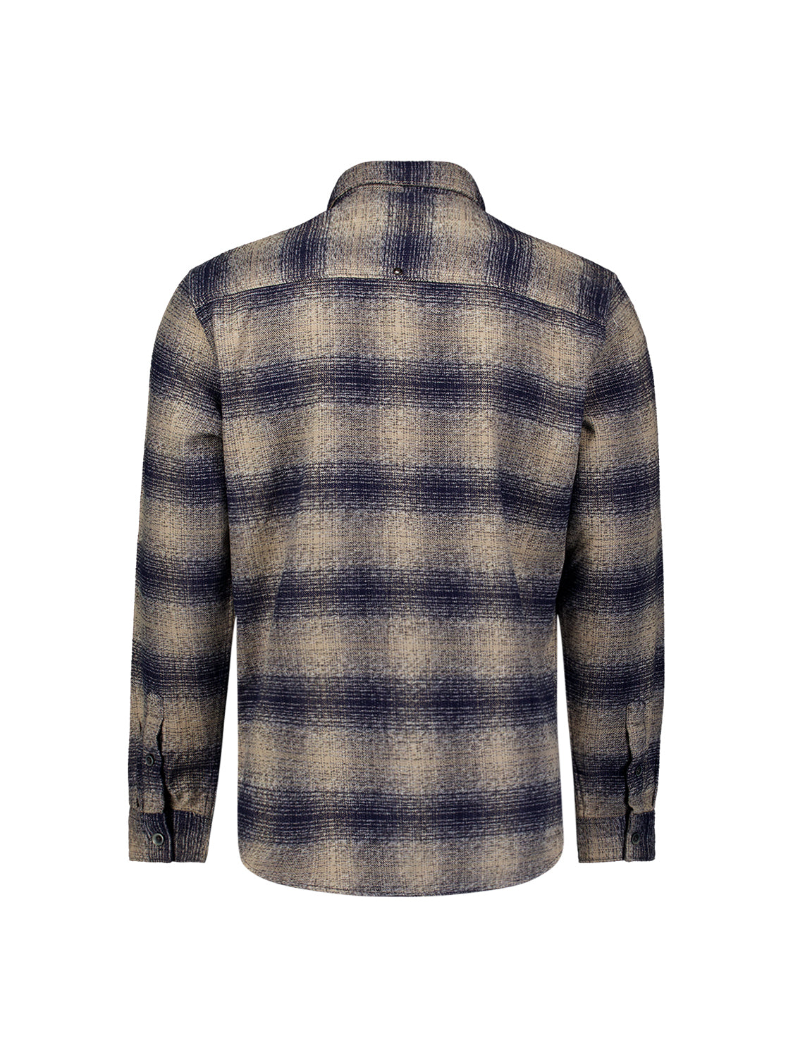 Overhemd van geverfd flanel met ruitmotief | Dark Night