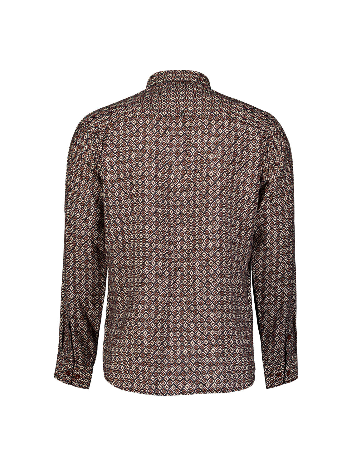 Overhemd met all-over print | Light Brown