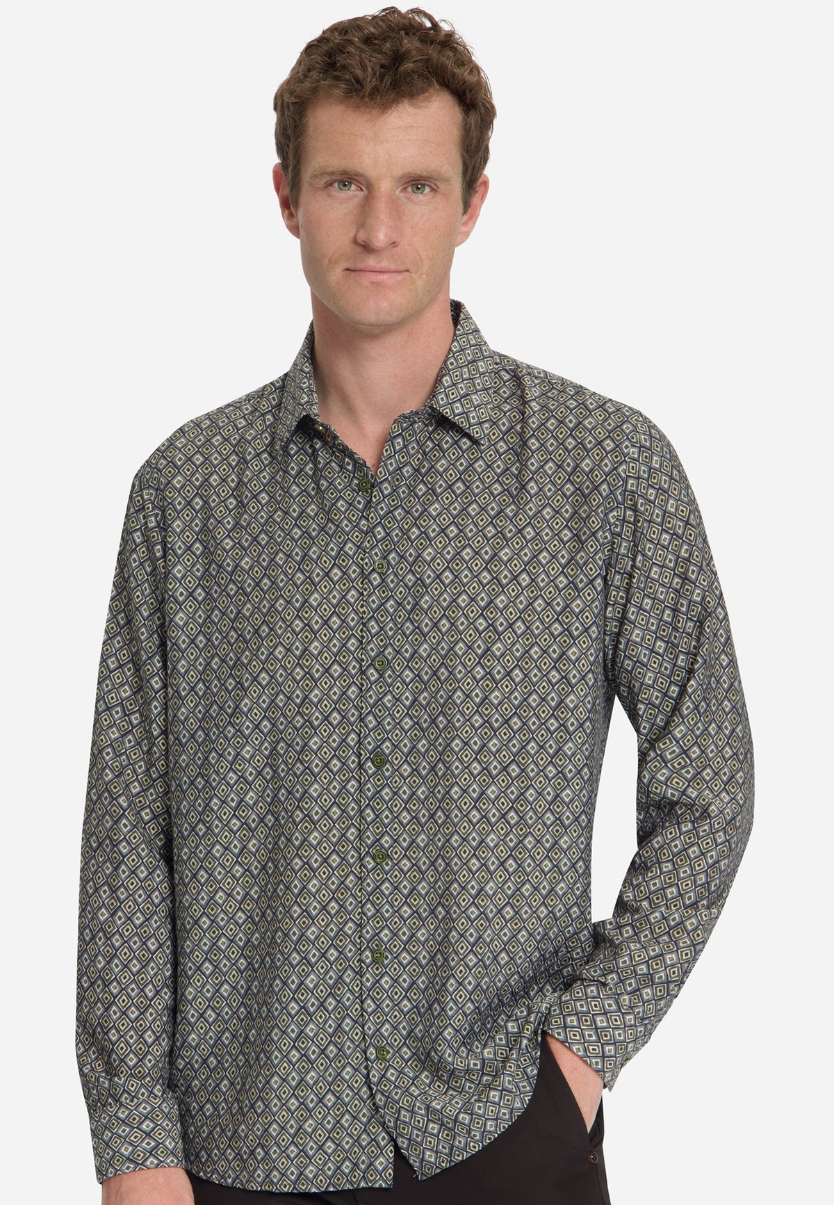 Overhemd met all-over print | Moss