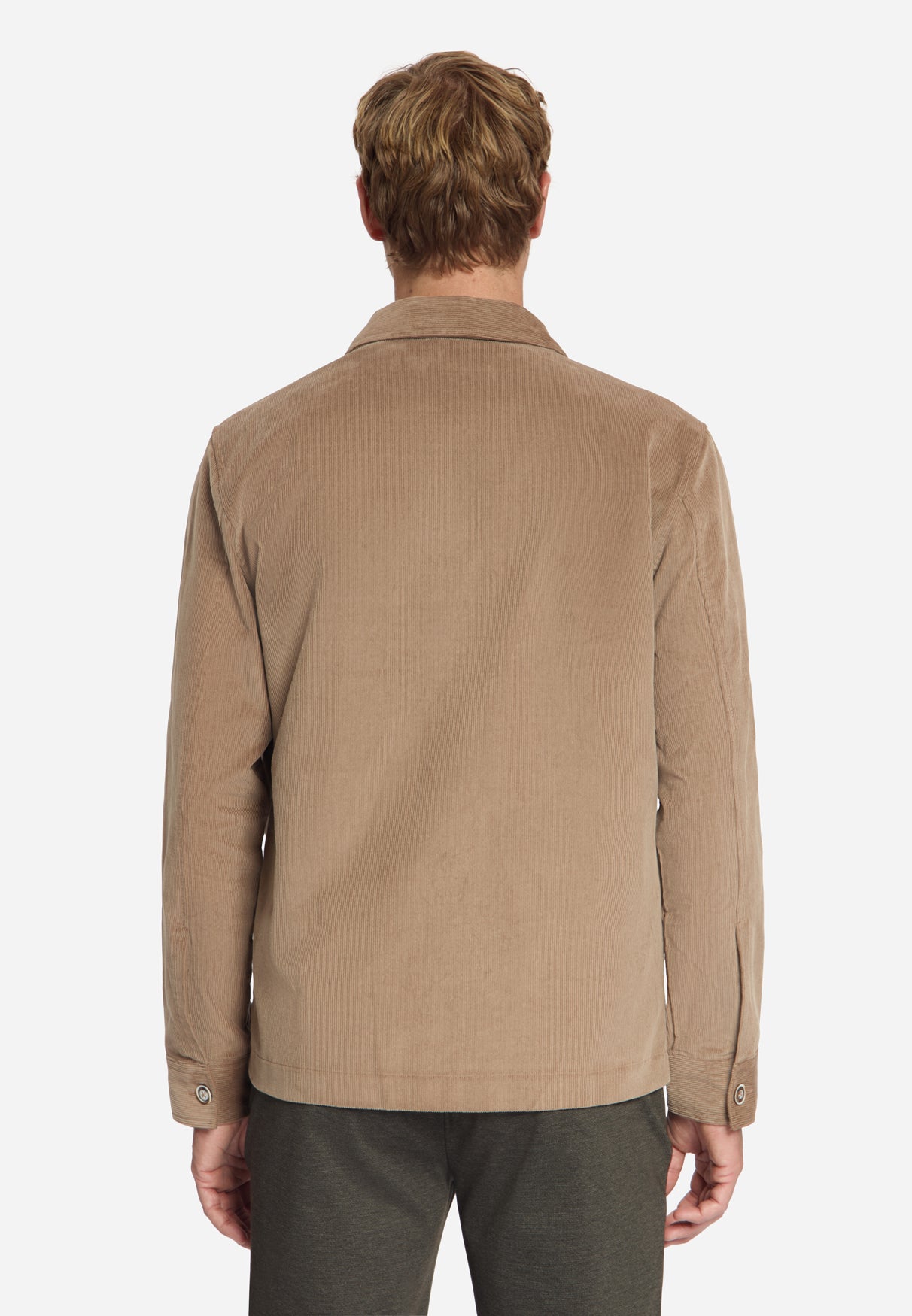 Overshirt van zware corduroy | Lichtbruin