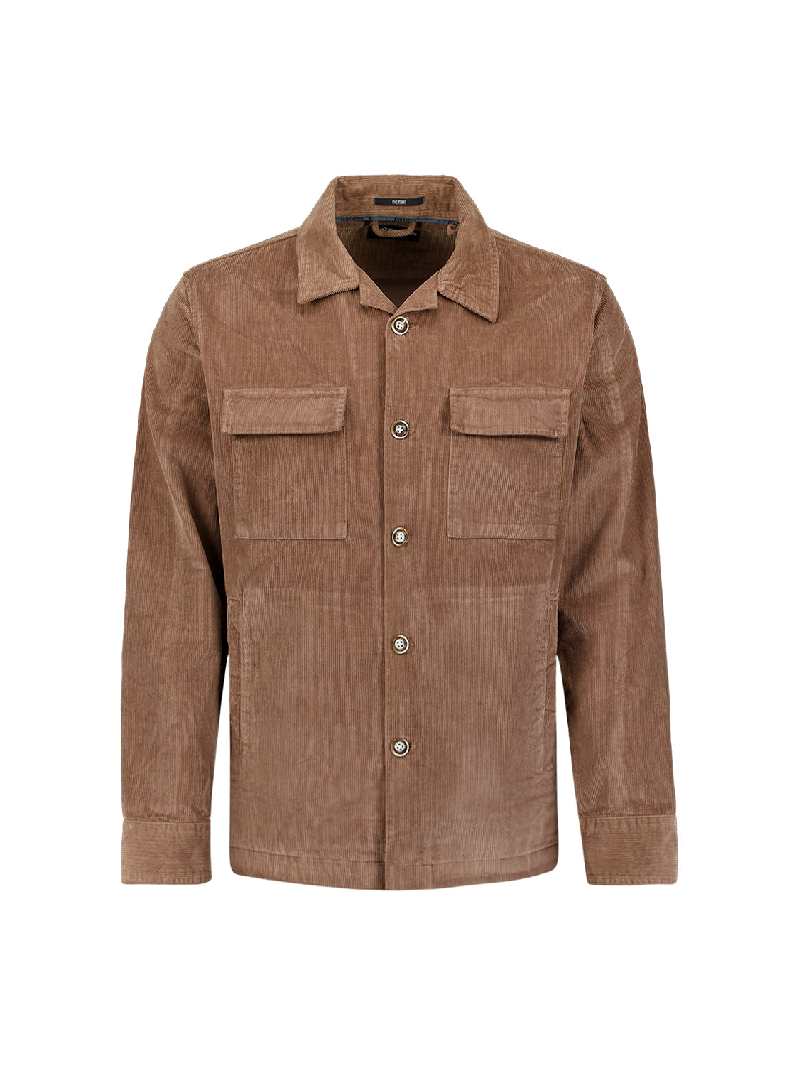 Overshirt van zware corduroy | Lichtbruin