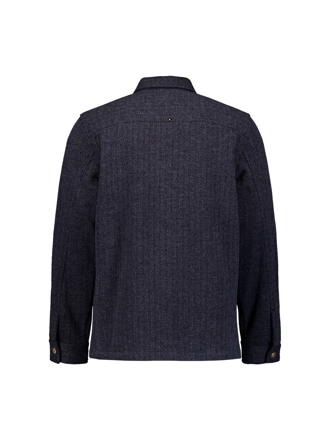 Overshirt met wollook | Dark Night
