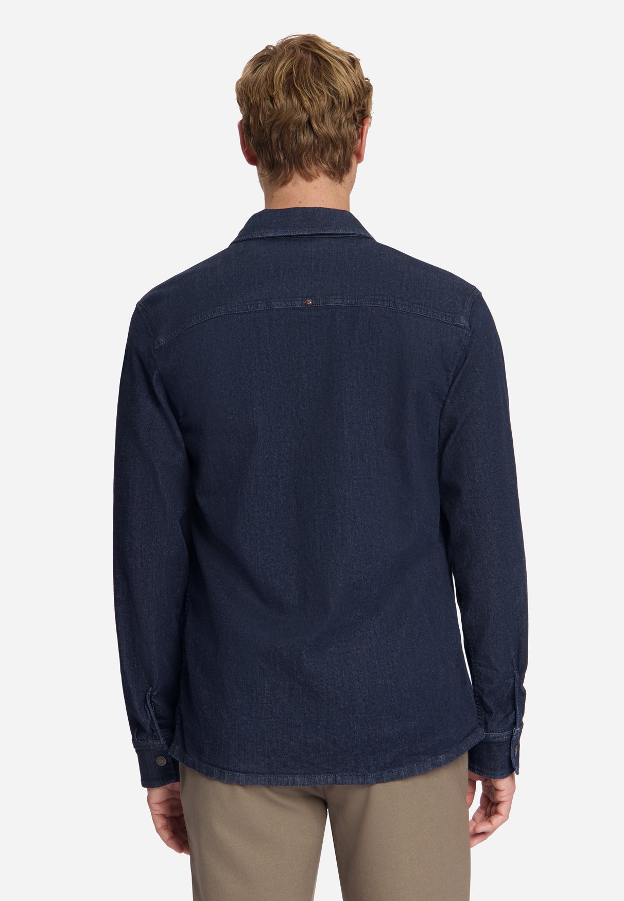 Denim Stretch Overshirt | Rinse Denim