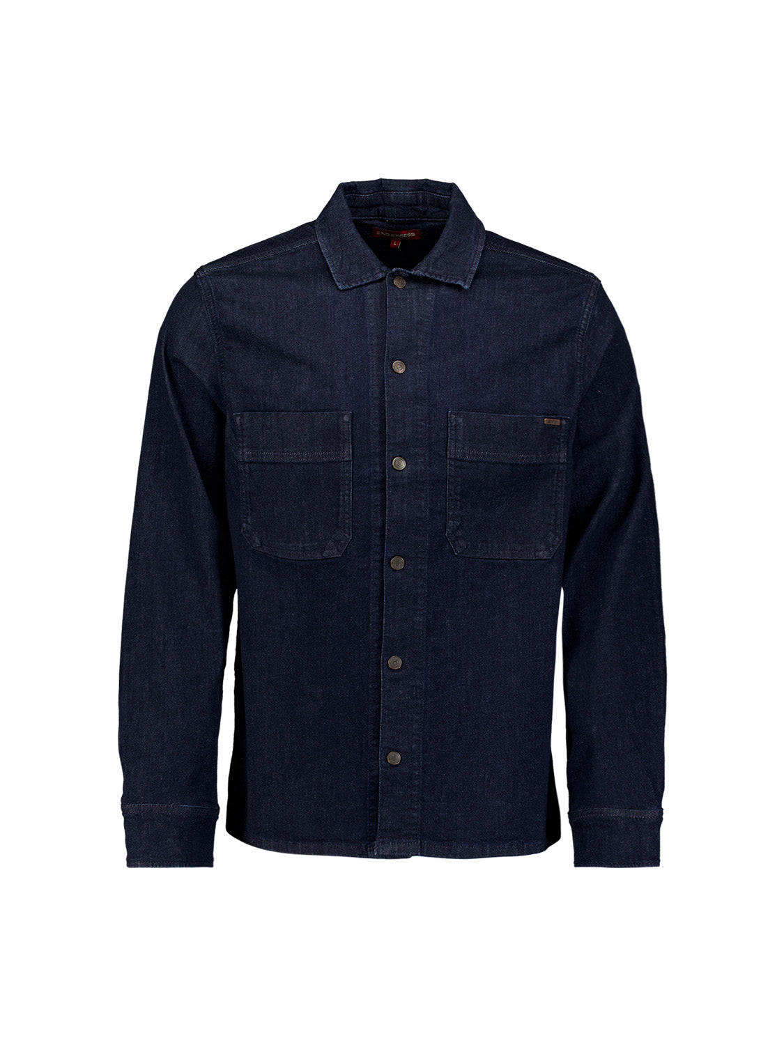 Denim Stretch Overshirt | Rinse Denim