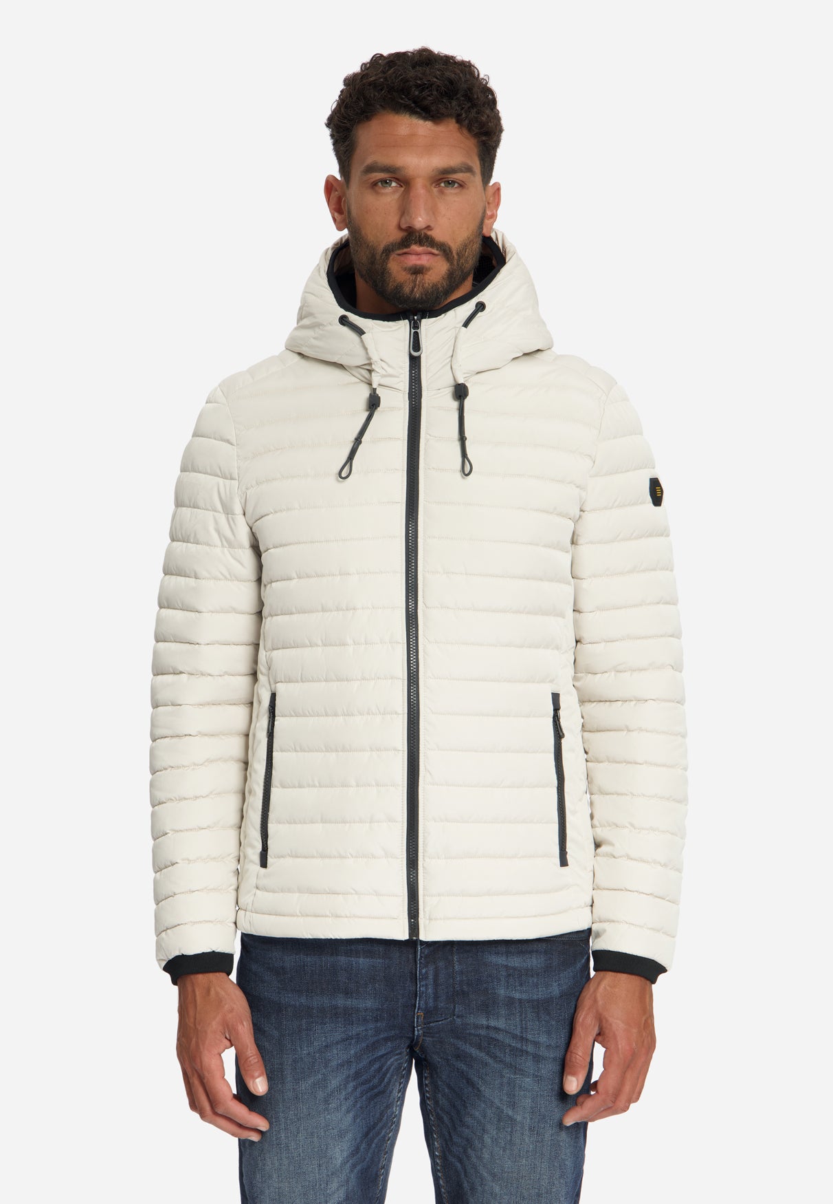 Gewatteerde Jas Met Capuchon | Stone