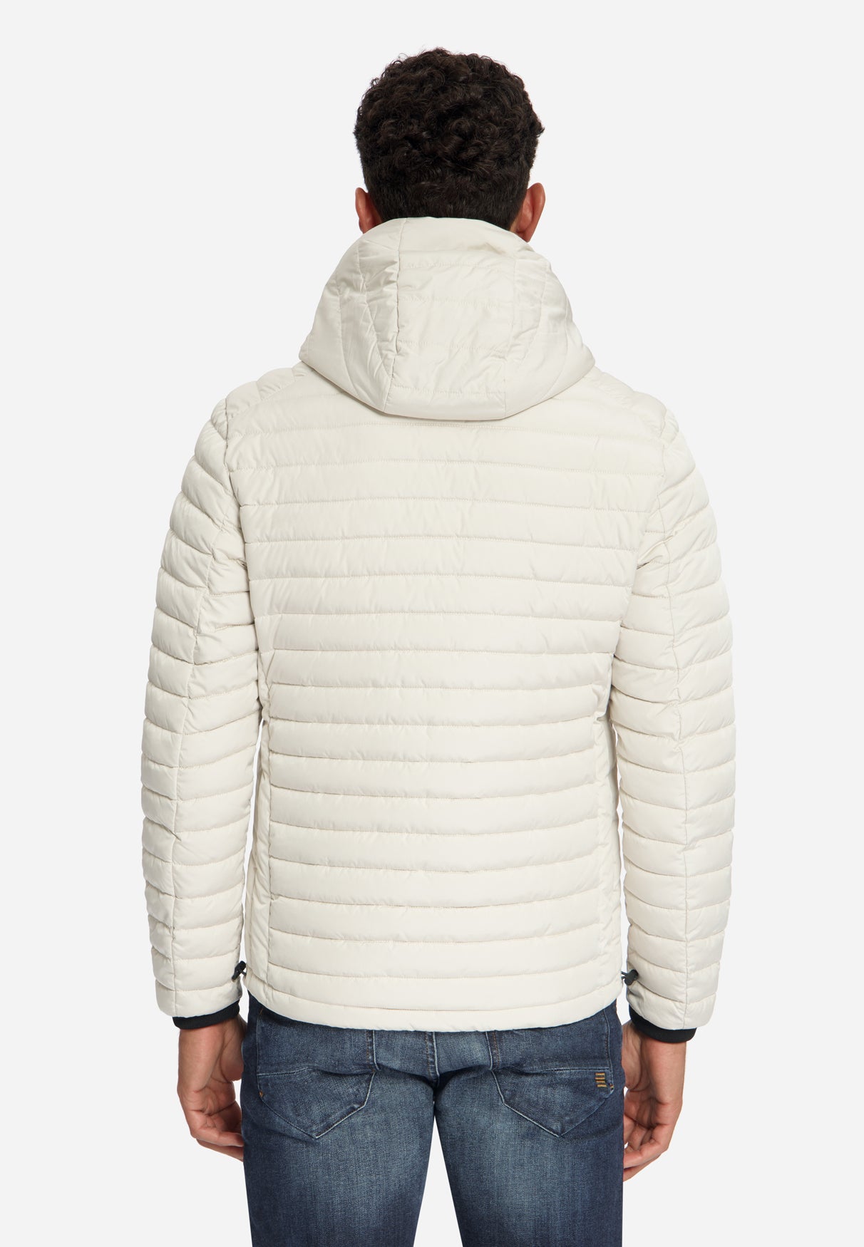 Gewatteerde Jas Met Capuchon | Stone
