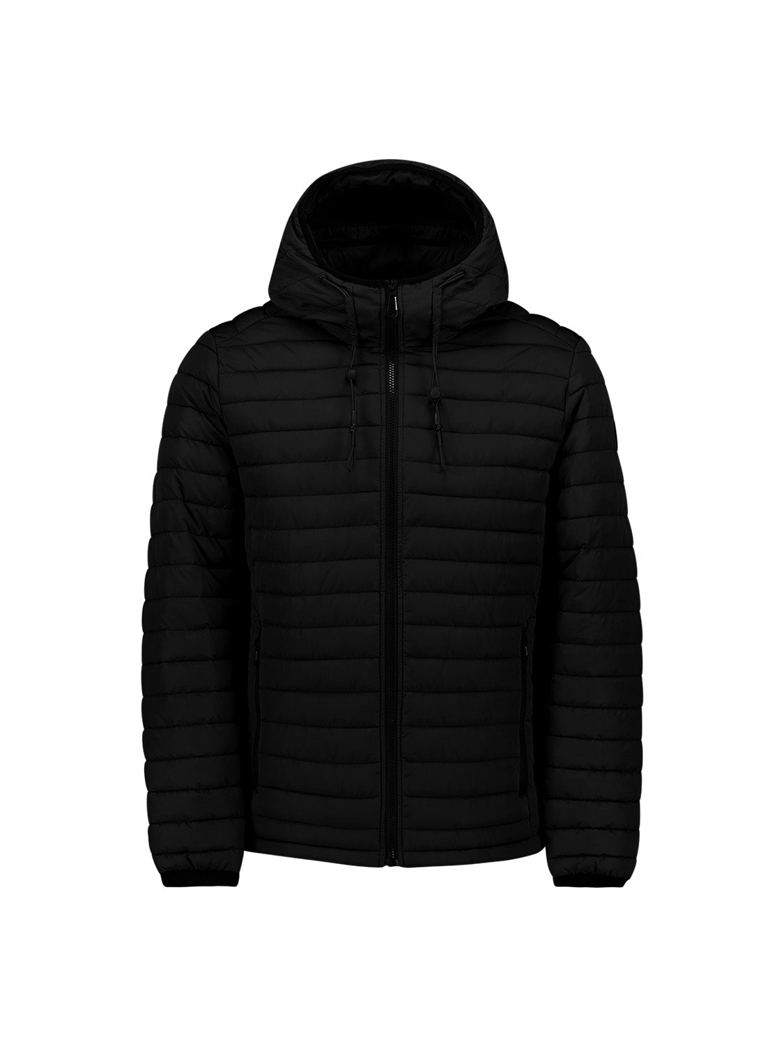 Gewatteerde Jas Met Capuchon | Black