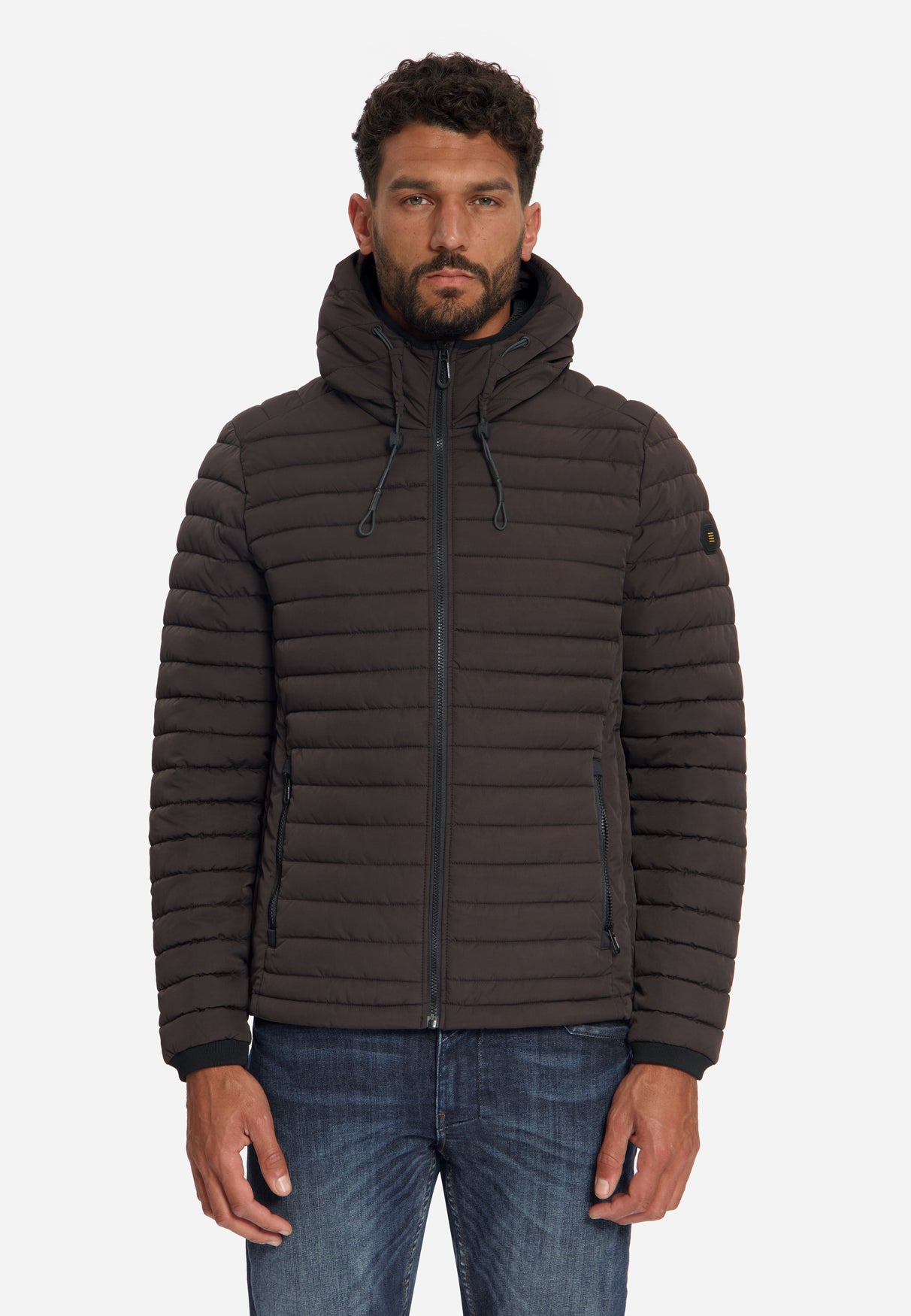 Gewatteerde Jas Met Capuchon | Dark Brown