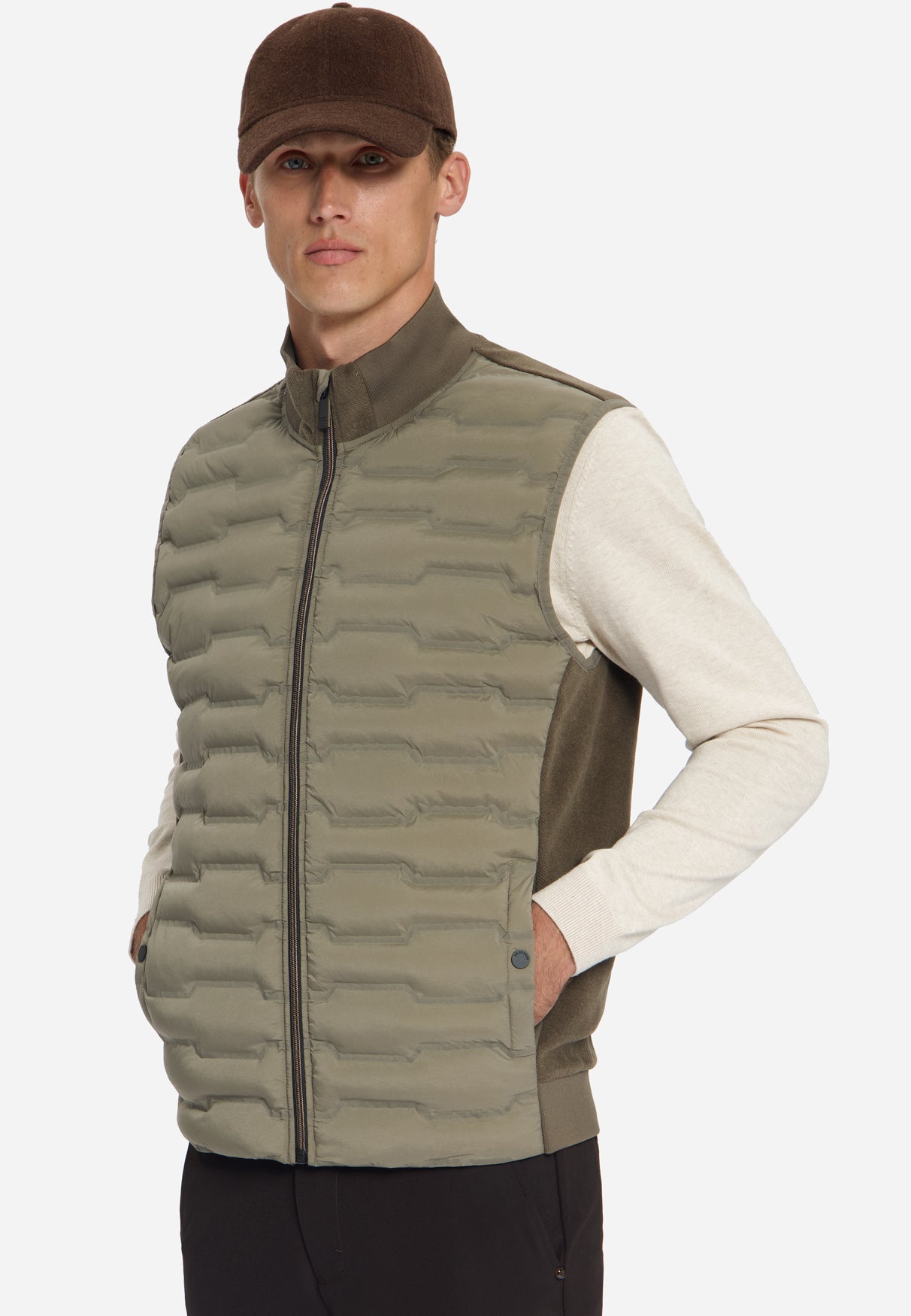 Gevoerde Bodywarmer | Mud