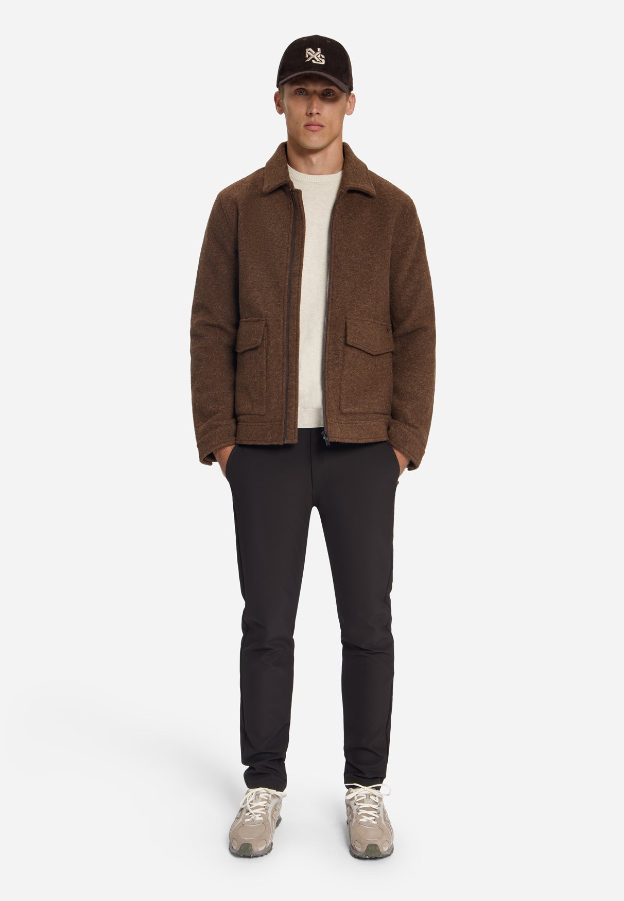 Wollen Jas | Light Brown