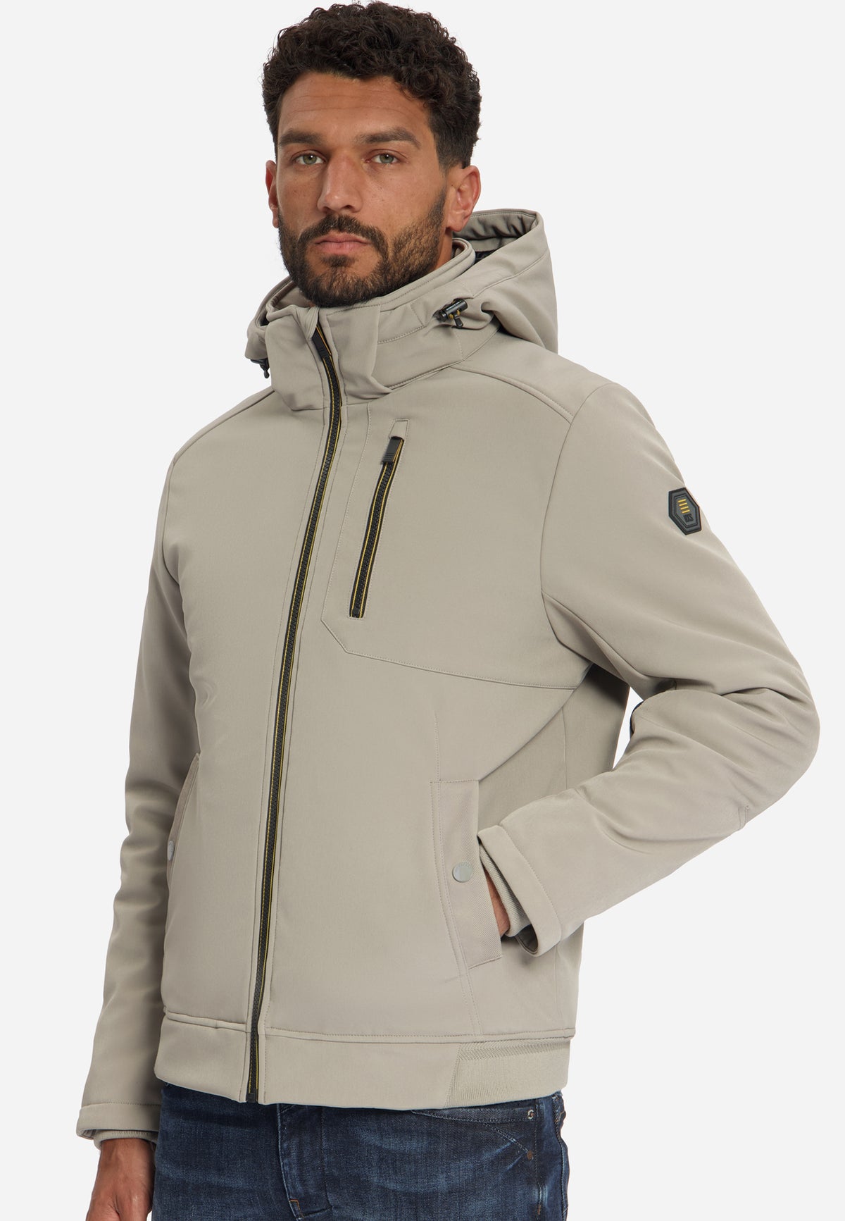 Softshell jas | Taupe
