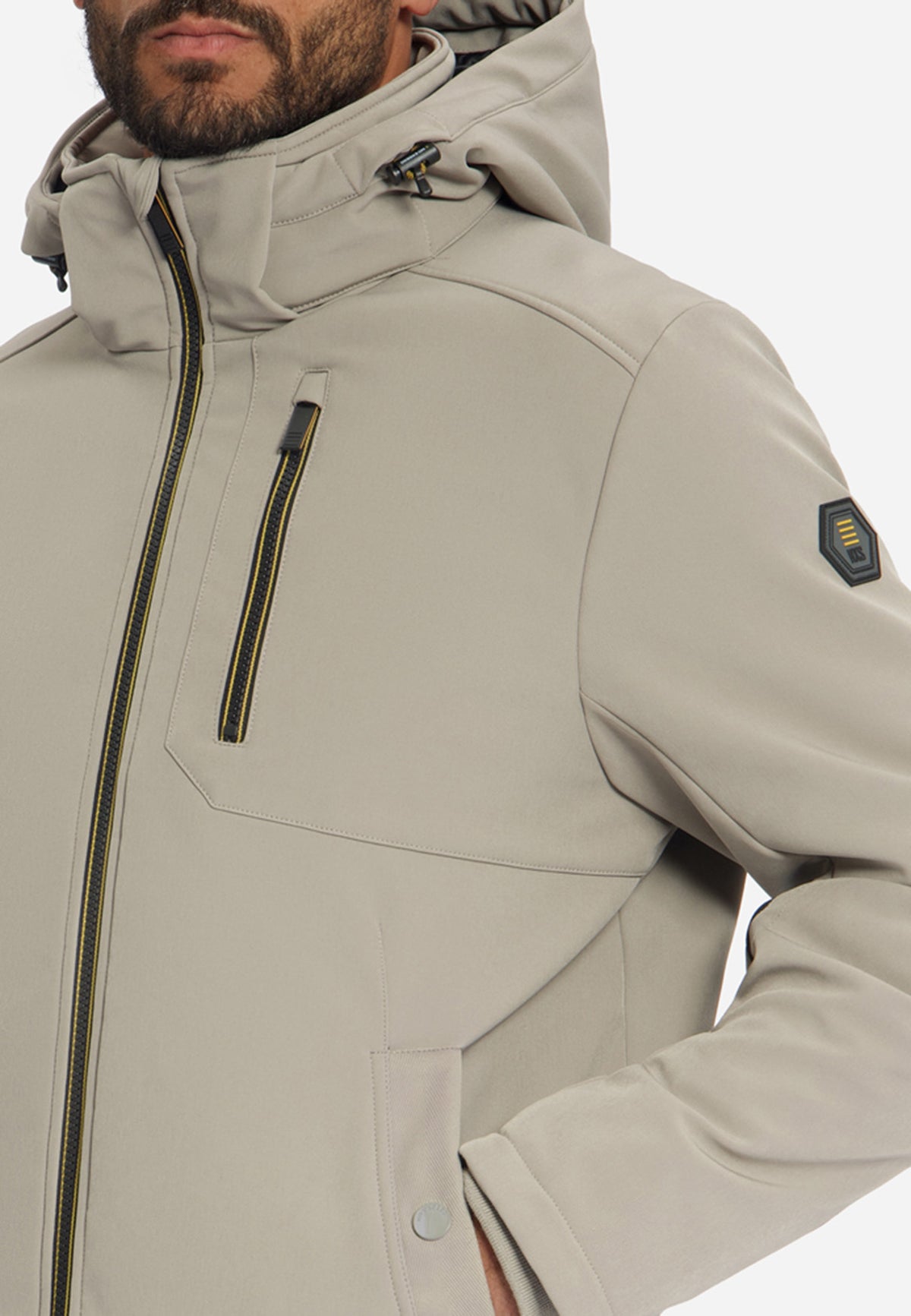 Softshell jas | Taupe