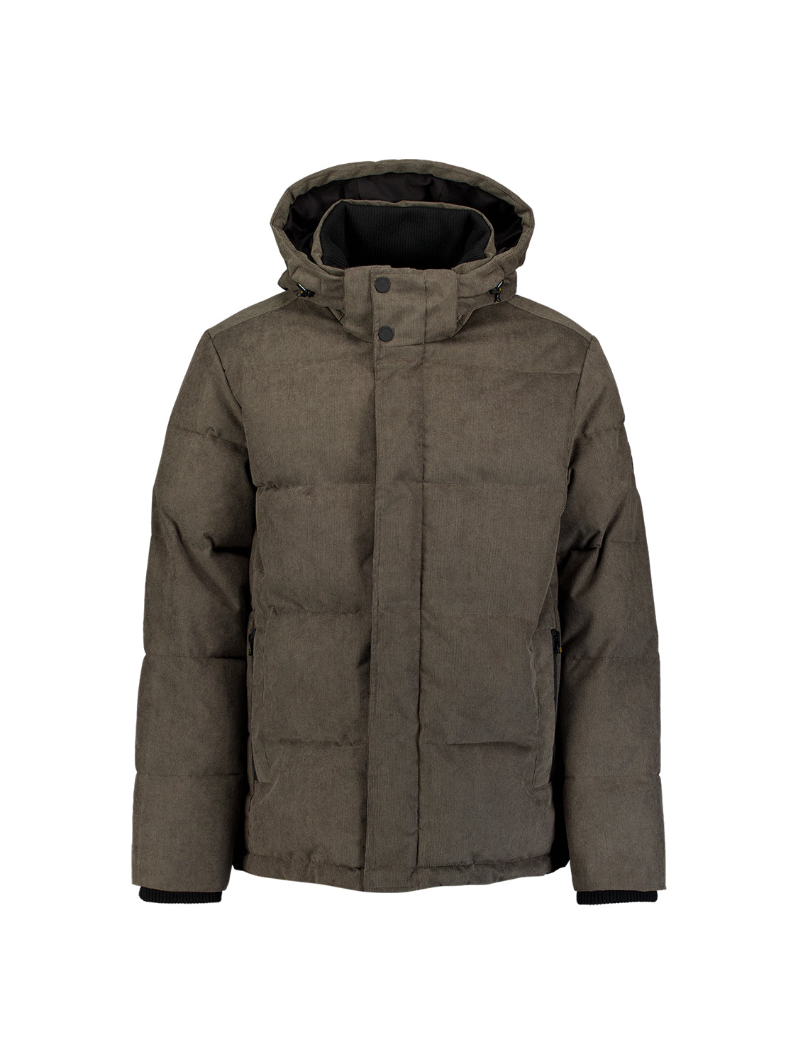 Corduroy-jas met capuchon | Army