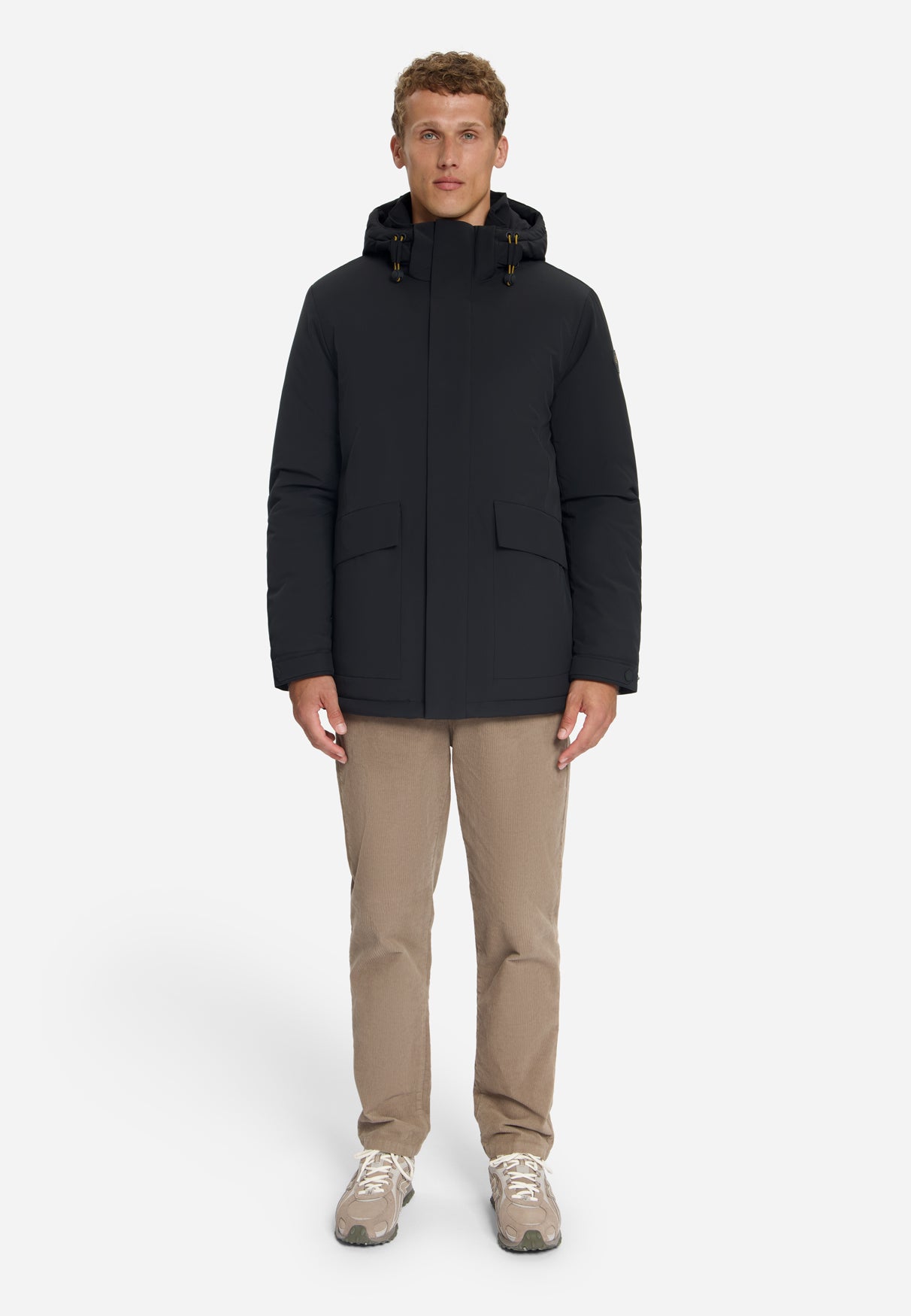 Parka jas met capuchon | Black