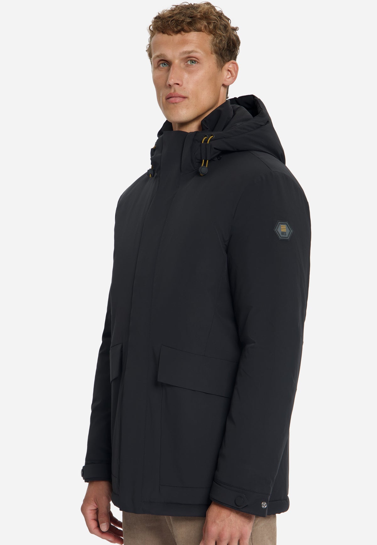 Parka jas met capuchon | Black