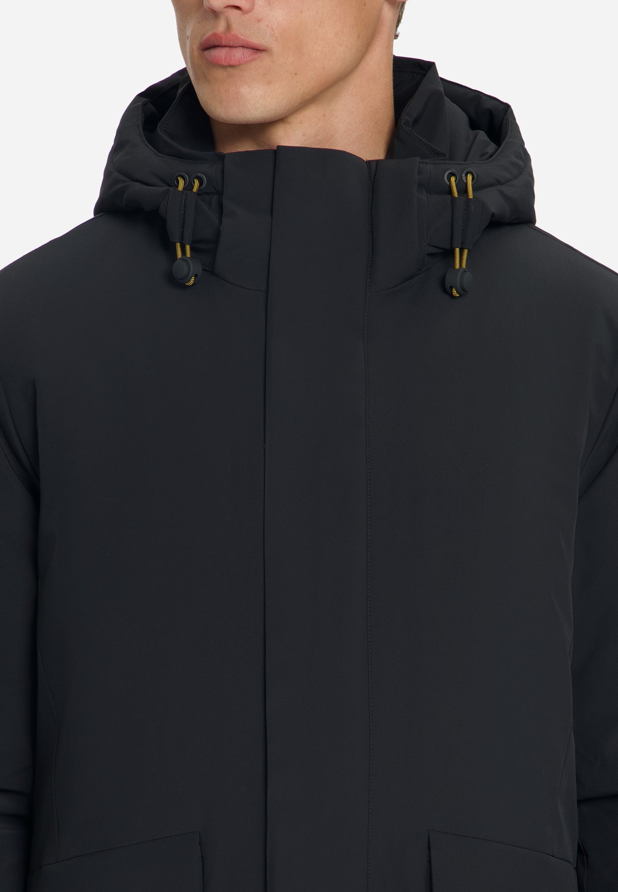 Parka jas met capuchon | Black