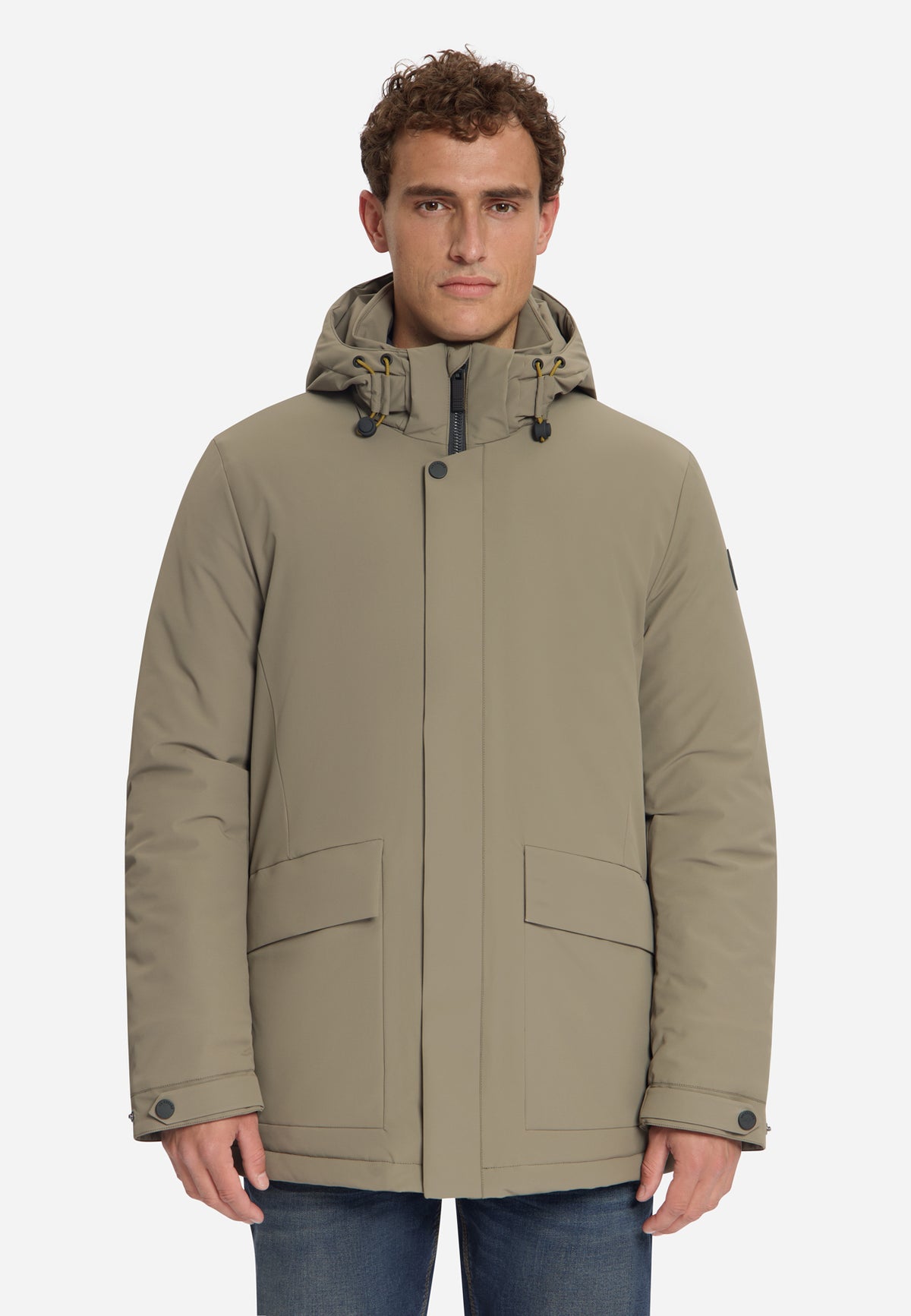 Parka jas met capuchon | Mud
