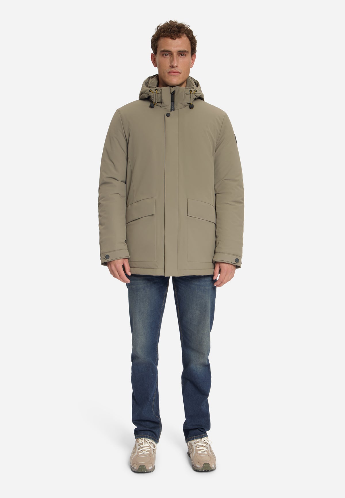Parka jas met capuchon | Mud