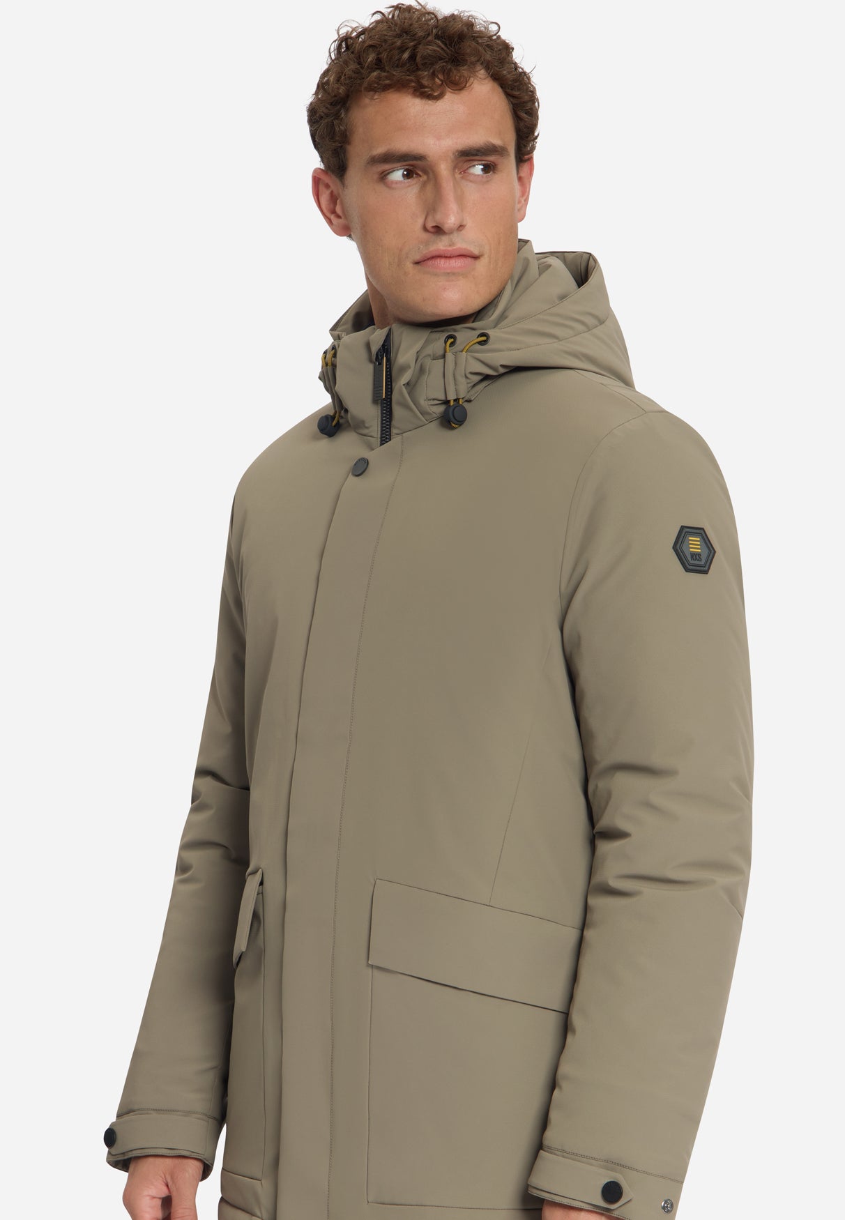 Parka jas met capuchon | Mud