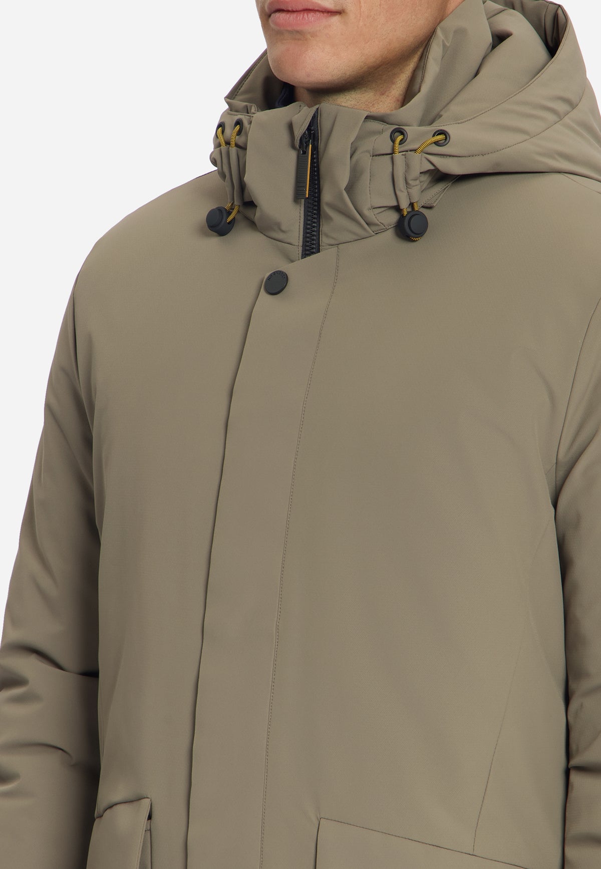 Parka jas met capuchon | Mud