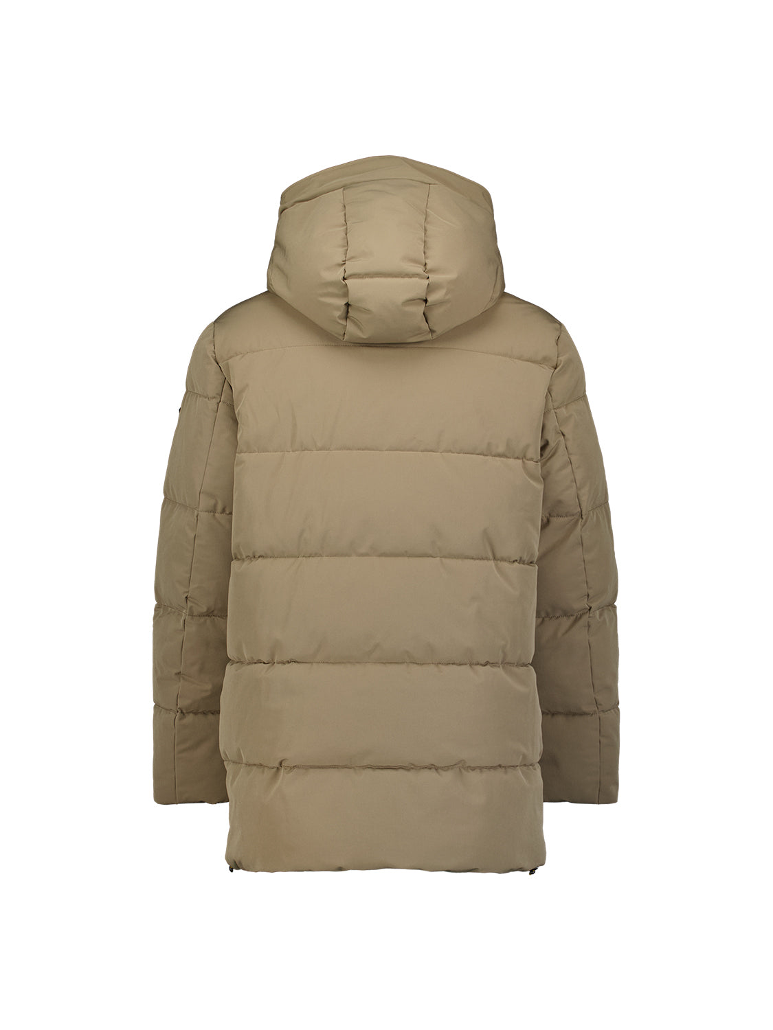 Gewatteerde parka jas met capuchon | Mud