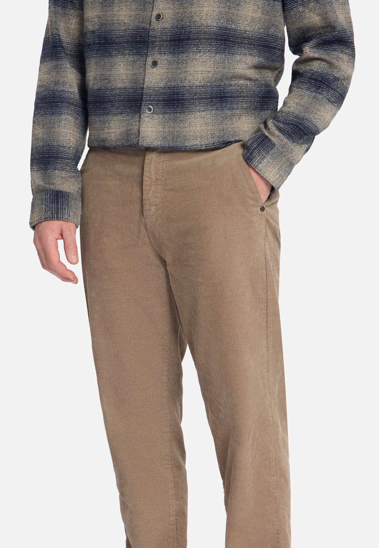 Stretch Corduroy Chino | Taupe
