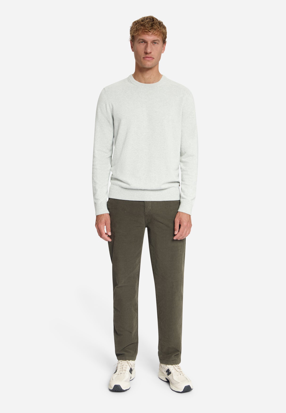 Stretch Corduroy Chino | Army