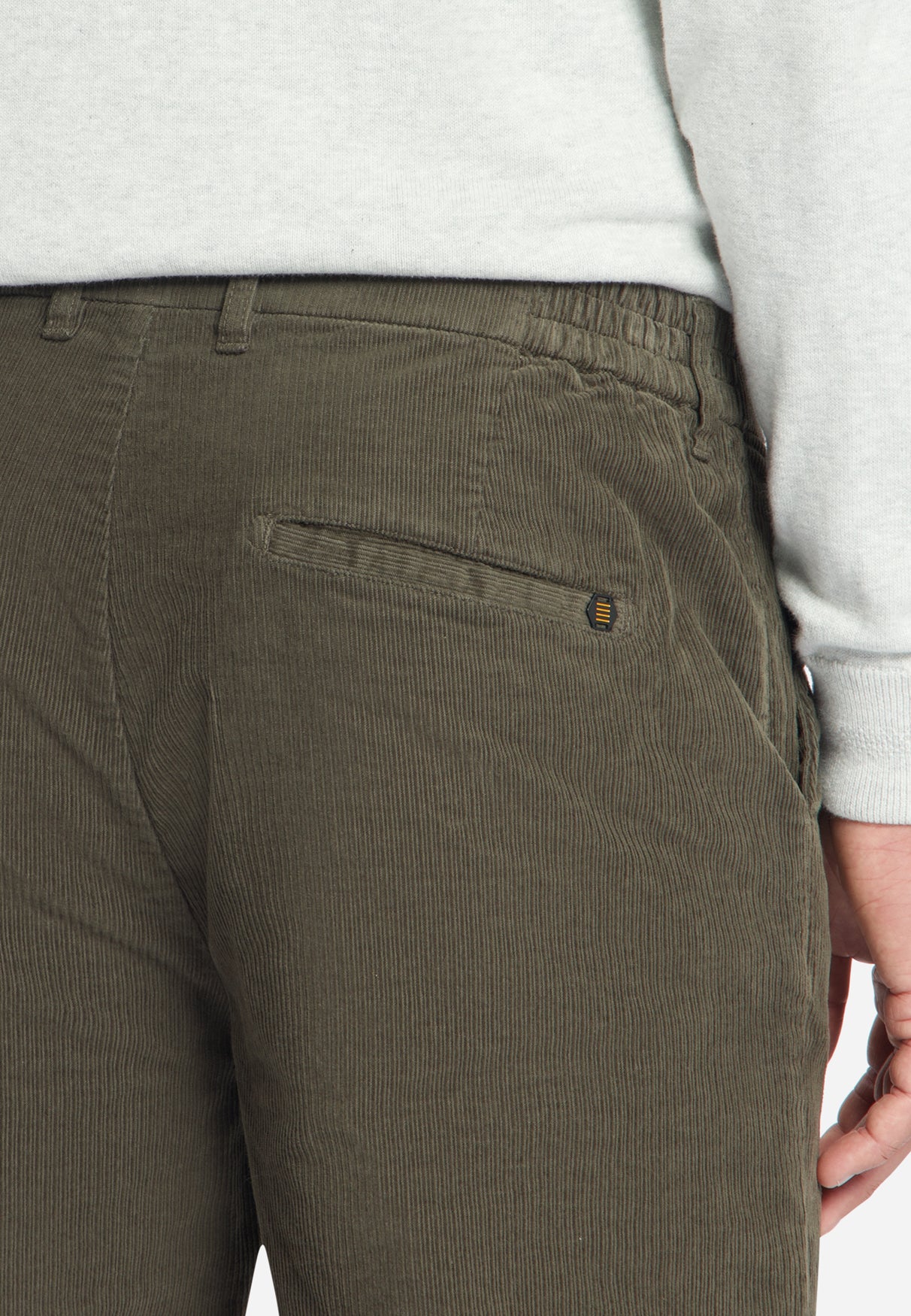 Stretch Corduroy Chino | Army