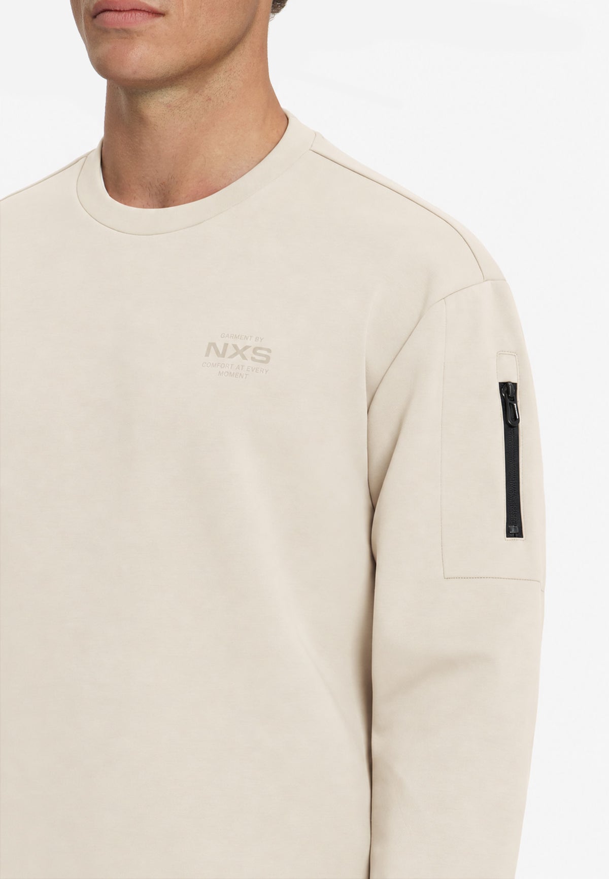 Sweater met ronde hals | Stone