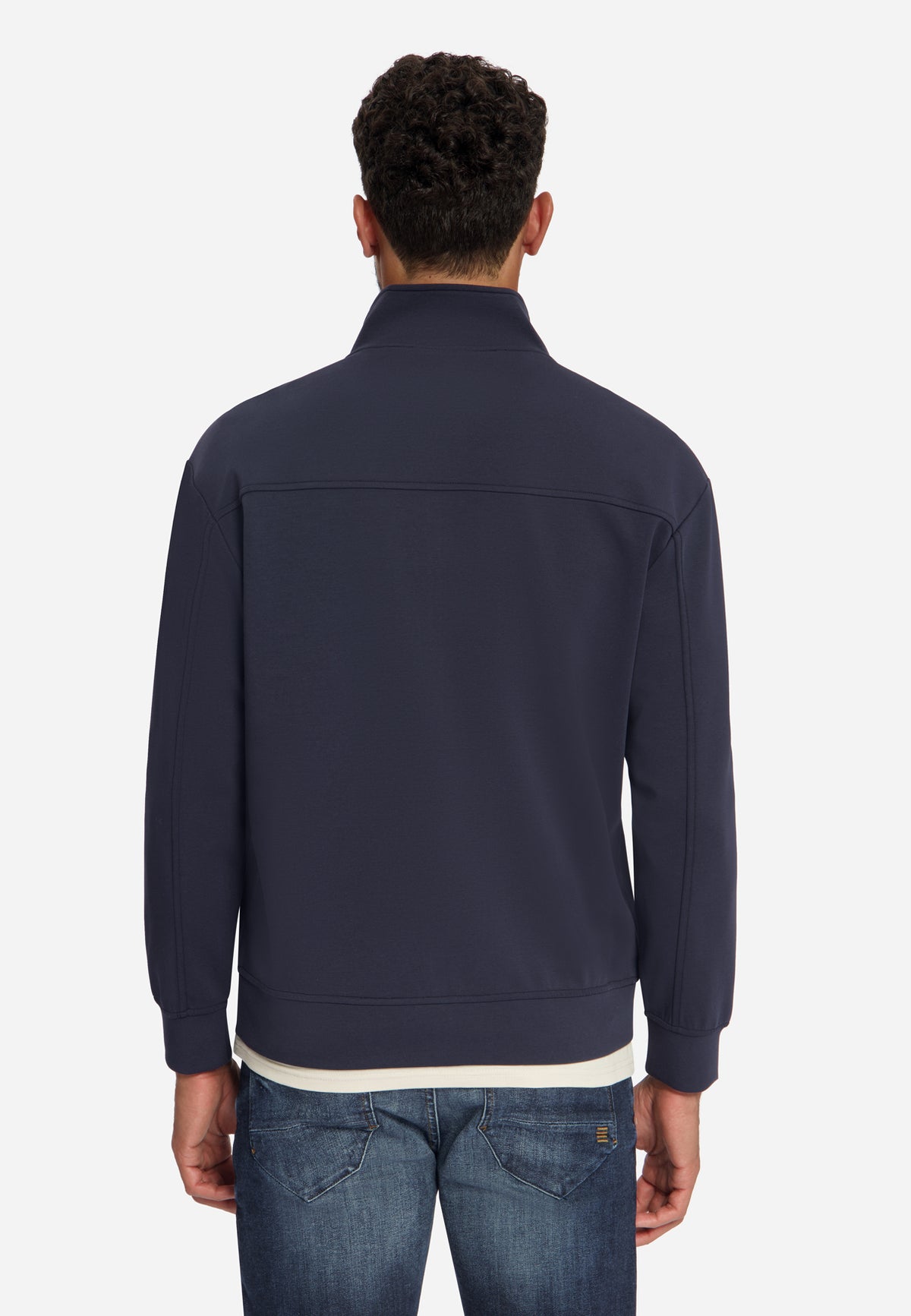 Sweater met volledige ritssluiting | Dark Night