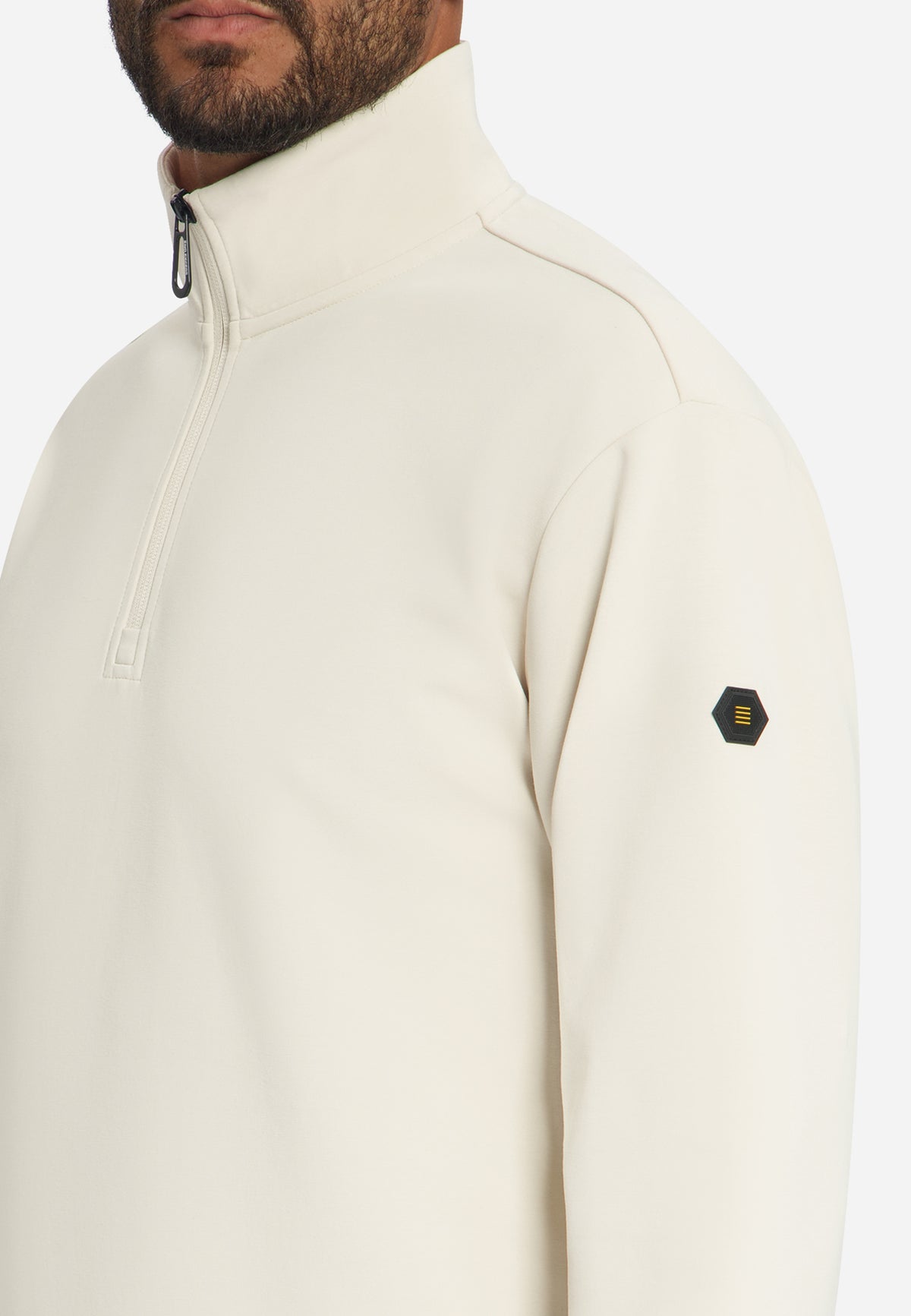 Half-zip sweater | Stone