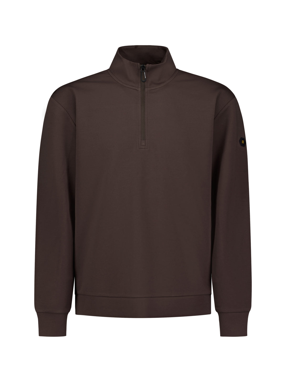 Half-zip sweater | Dark Brown