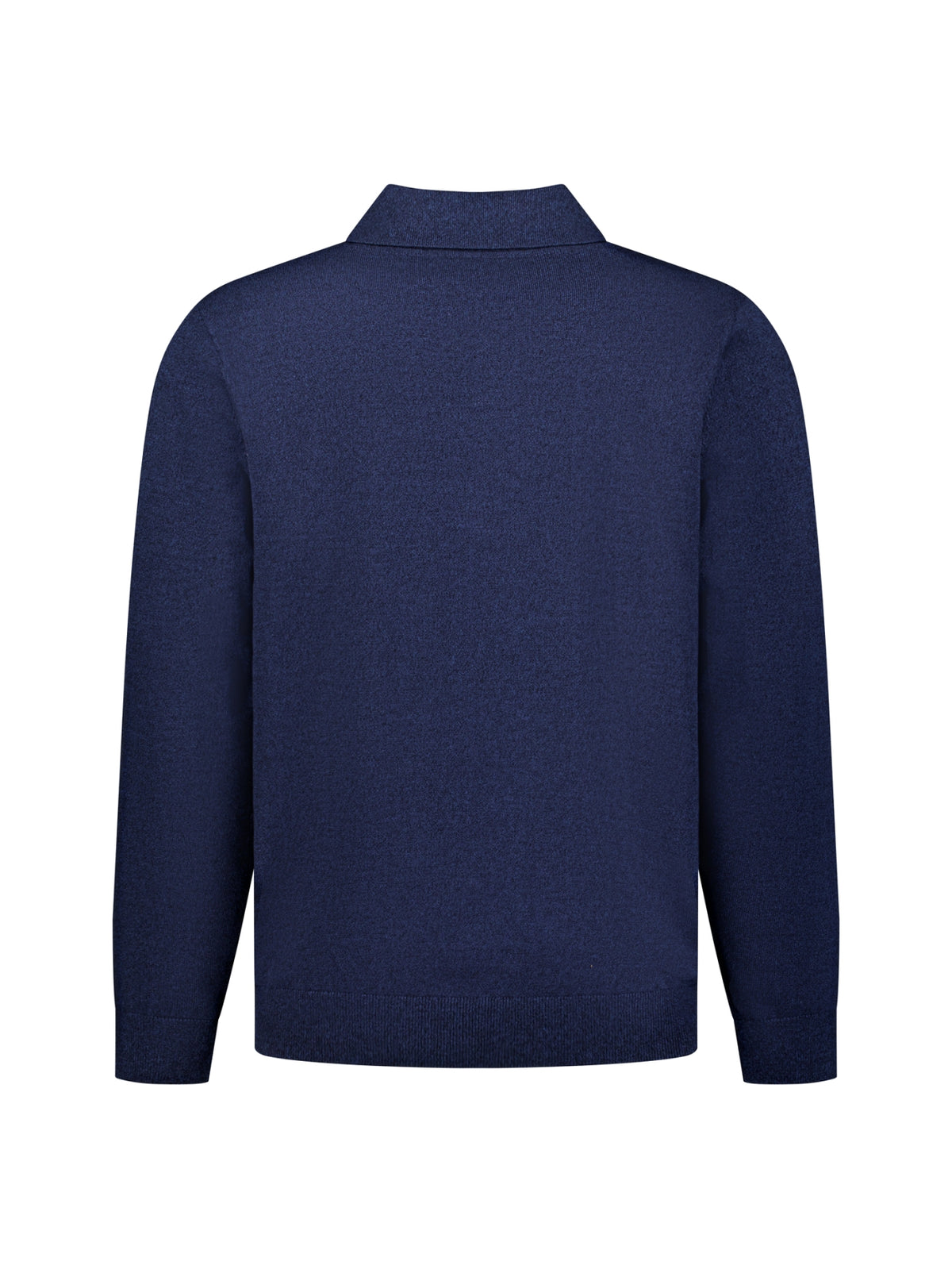 Gemêleerde polo trui | Navy