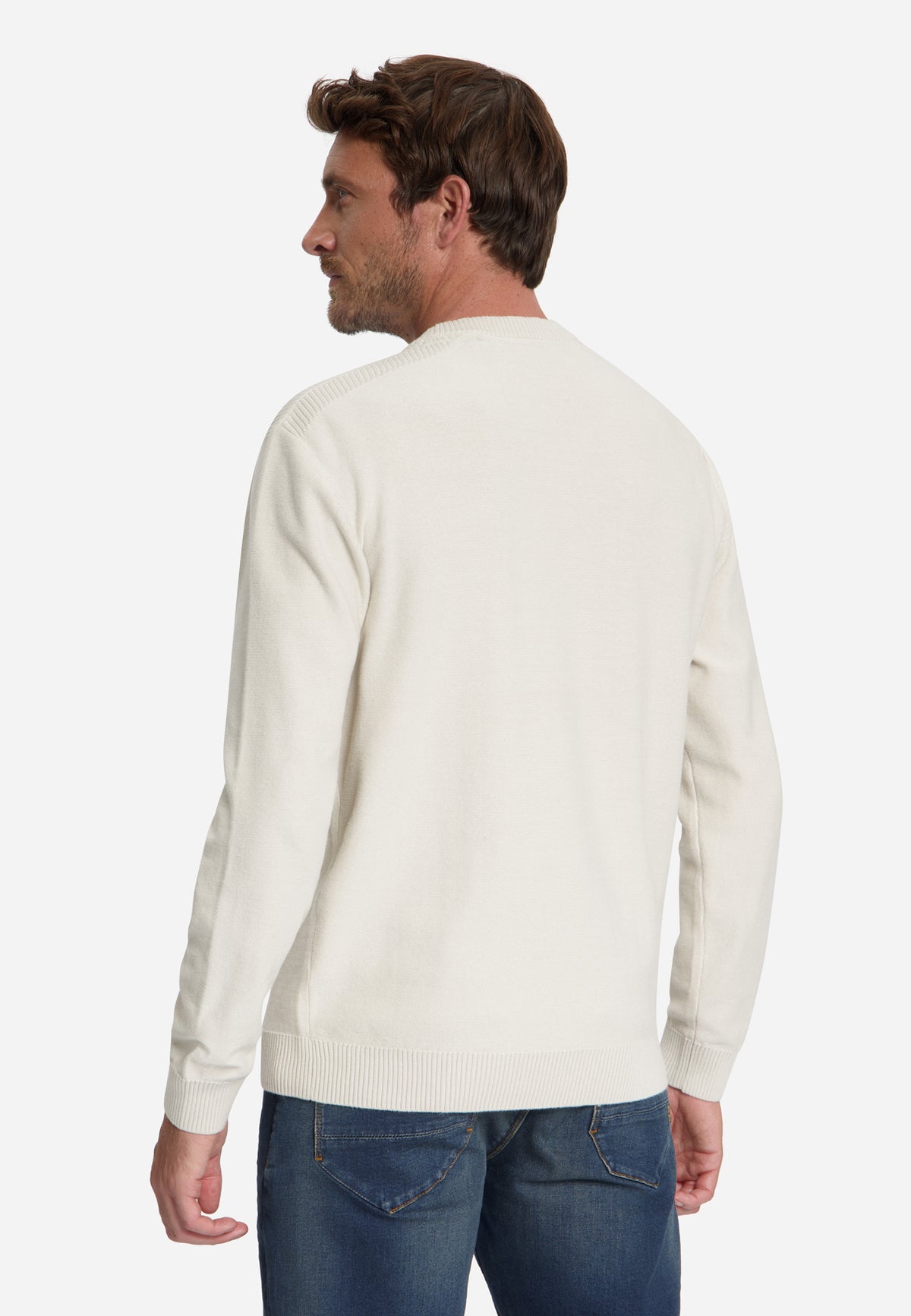 Trui met ronde hals | Stone