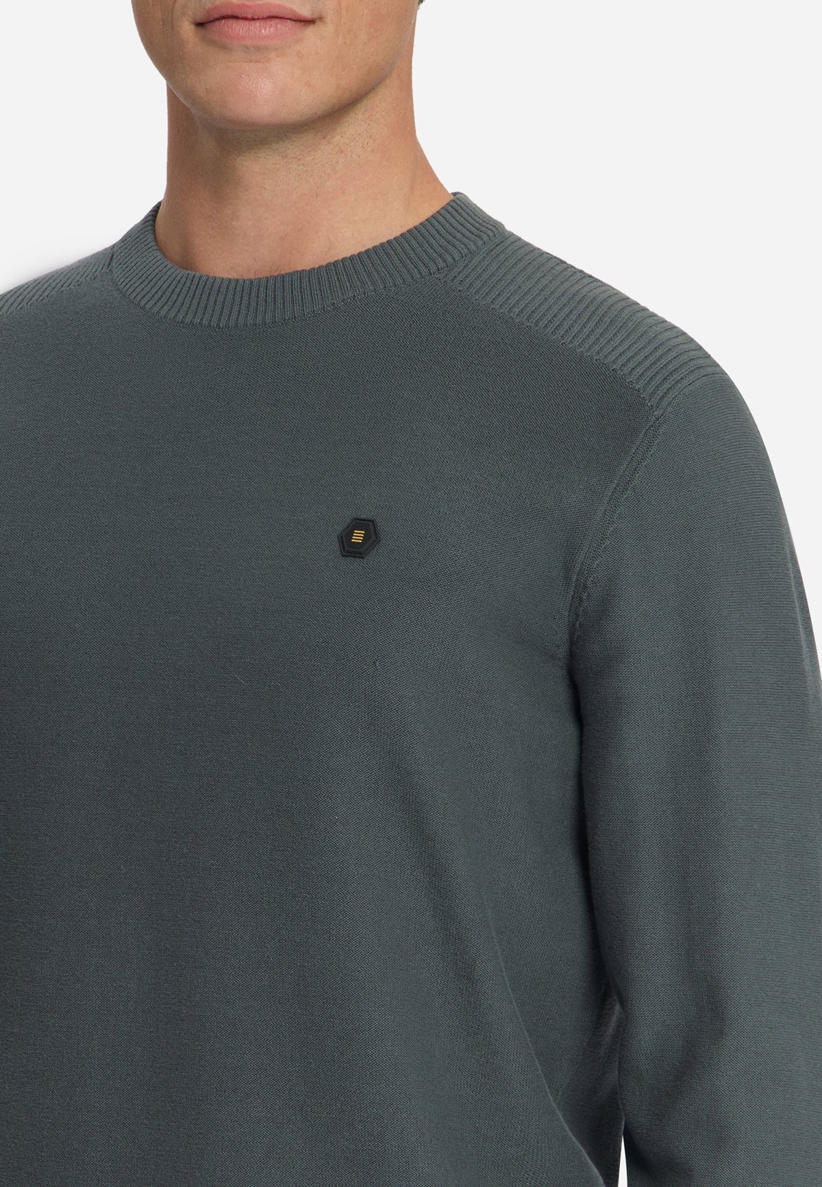 Trui met ronde hals | Dark Steel