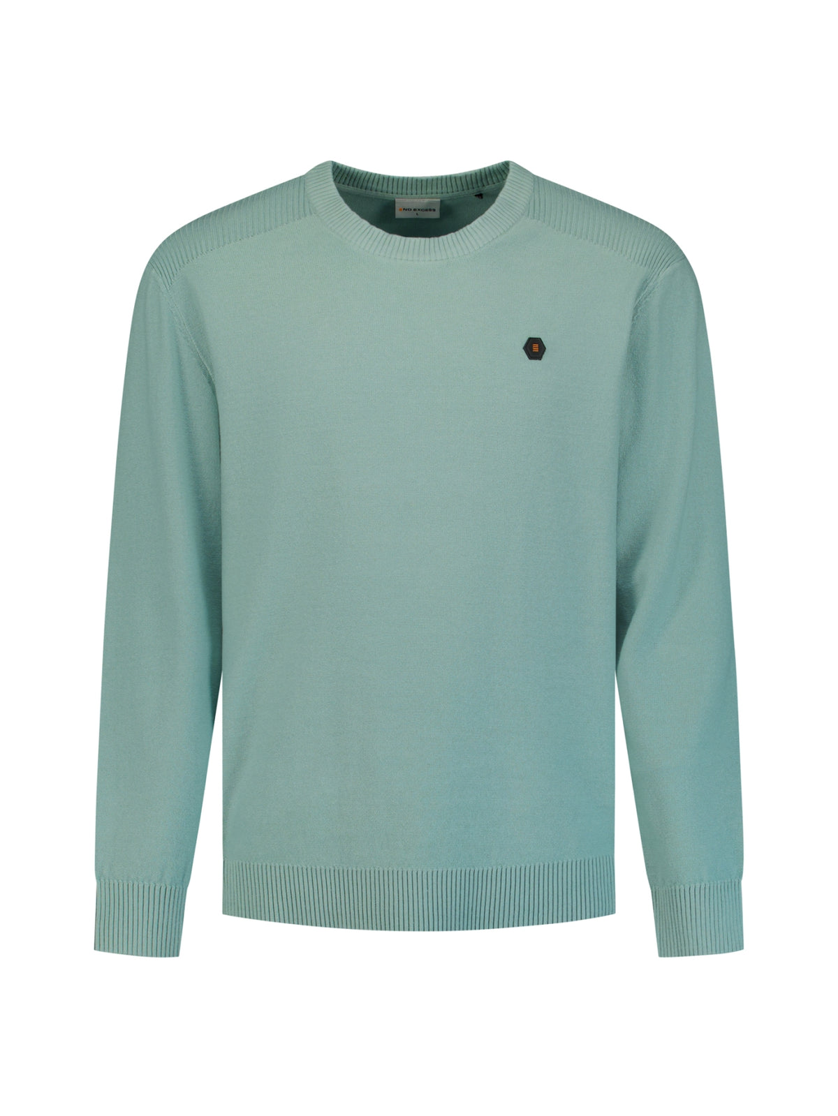 Trui met ronde hals | Dusty Blue