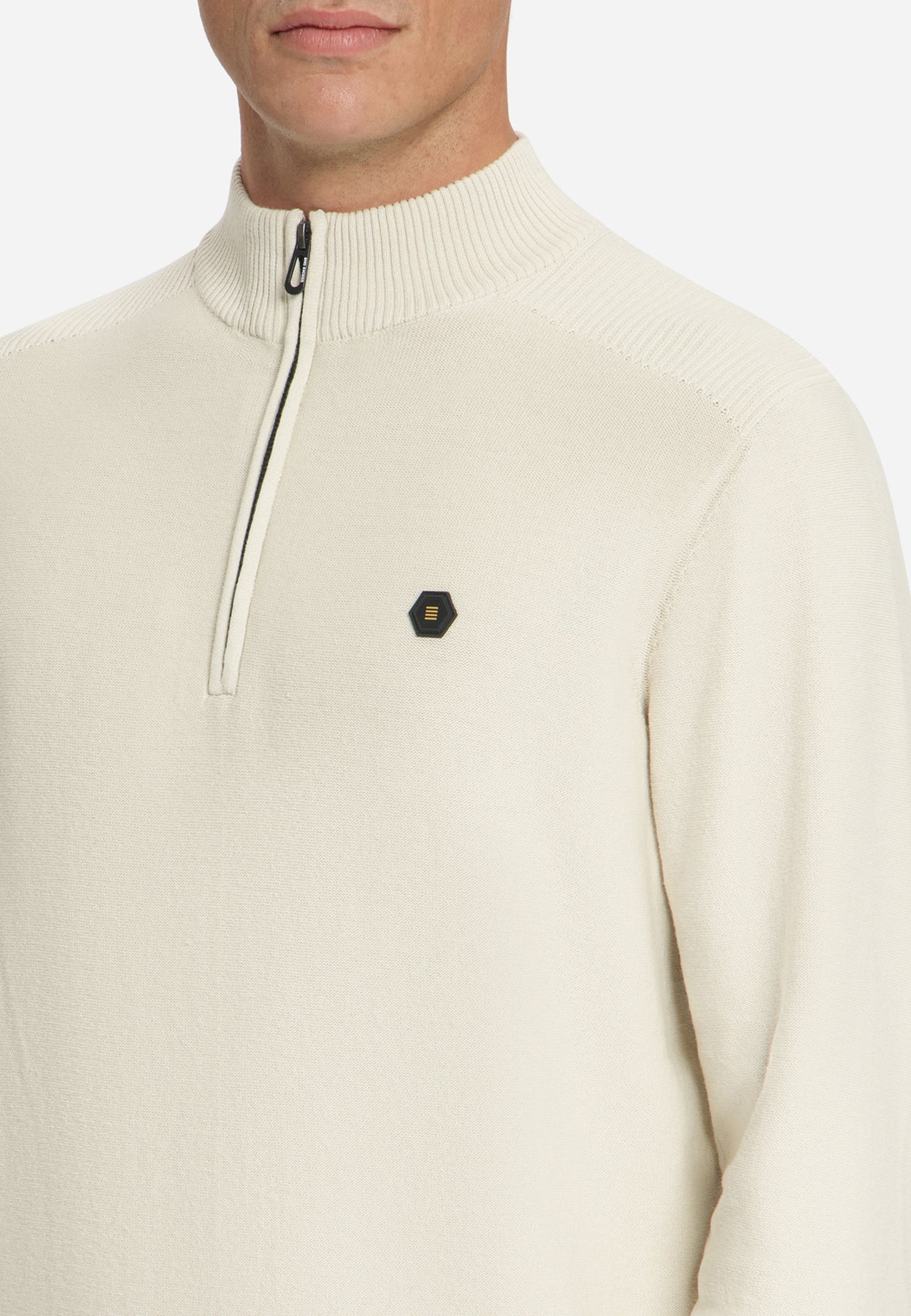 Half-zip trui | Stone