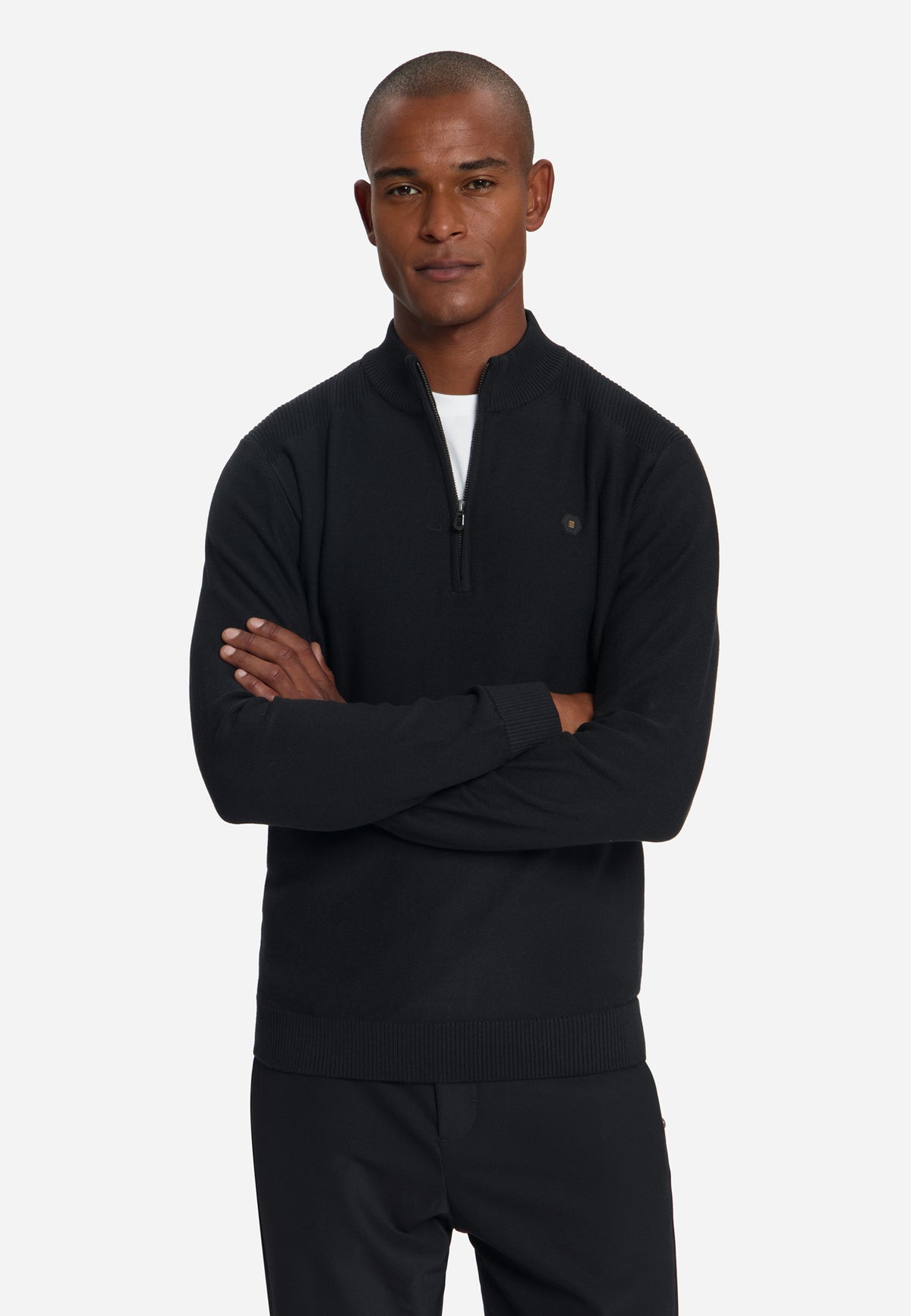 Half-zip trui | Black