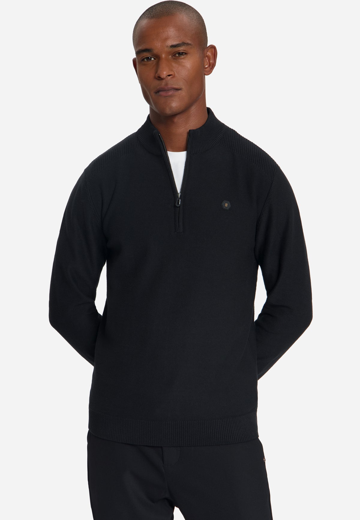 Half-zip trui | Black