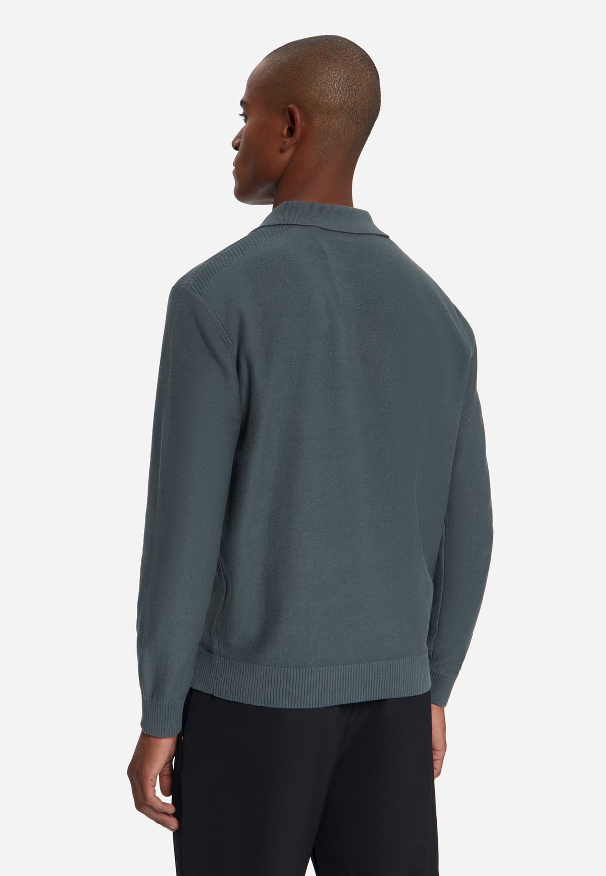 Half-zip trui | Dark Steel
