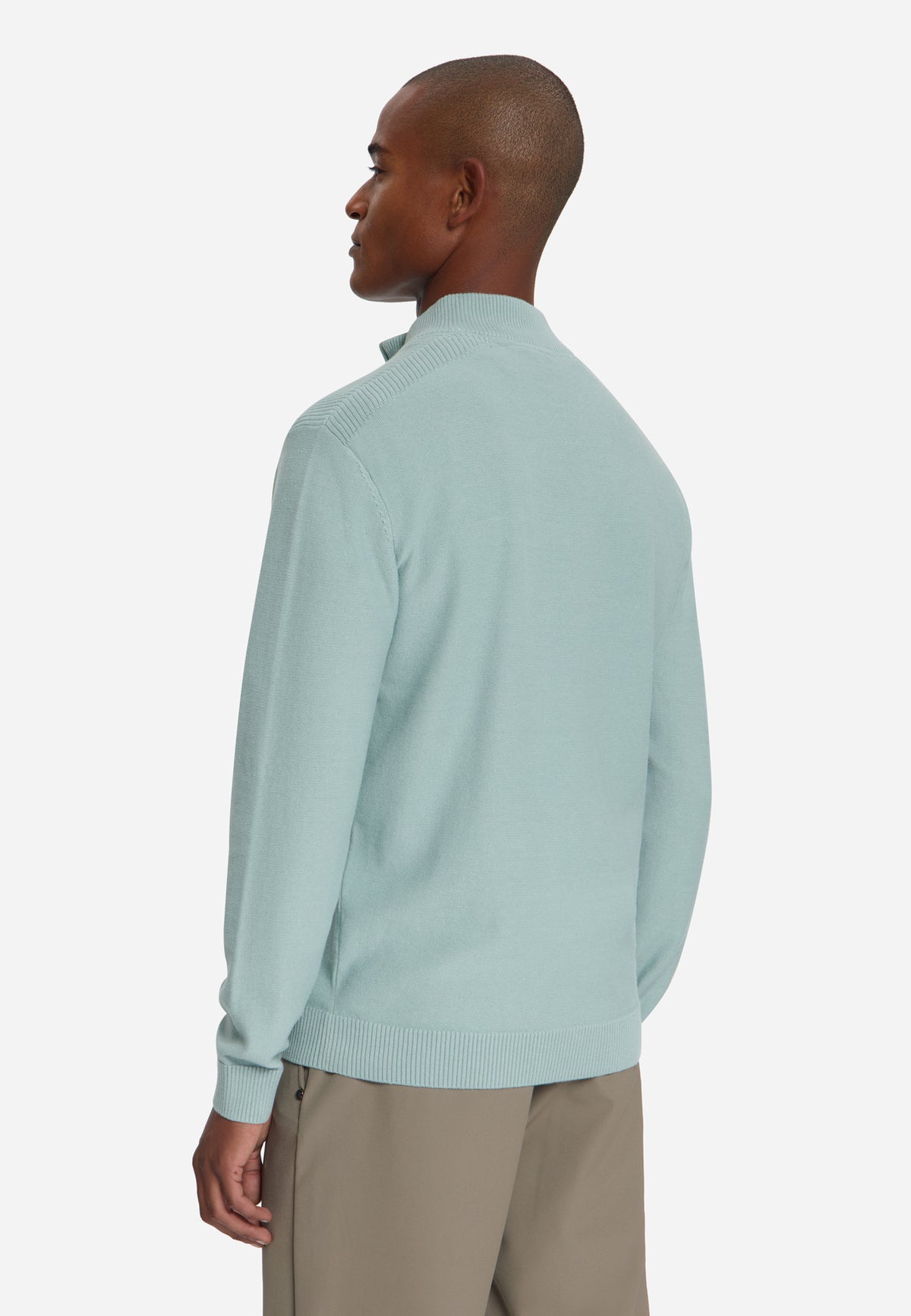 Half-zip trui | Dusty Blue