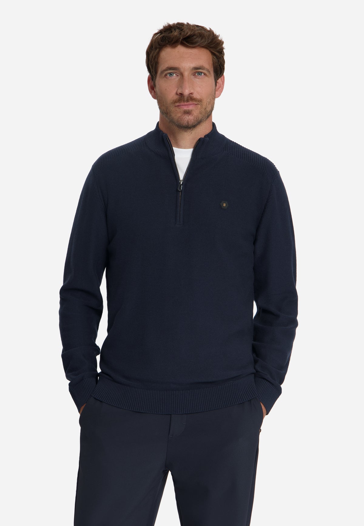 Half-zip trui | Dark Night