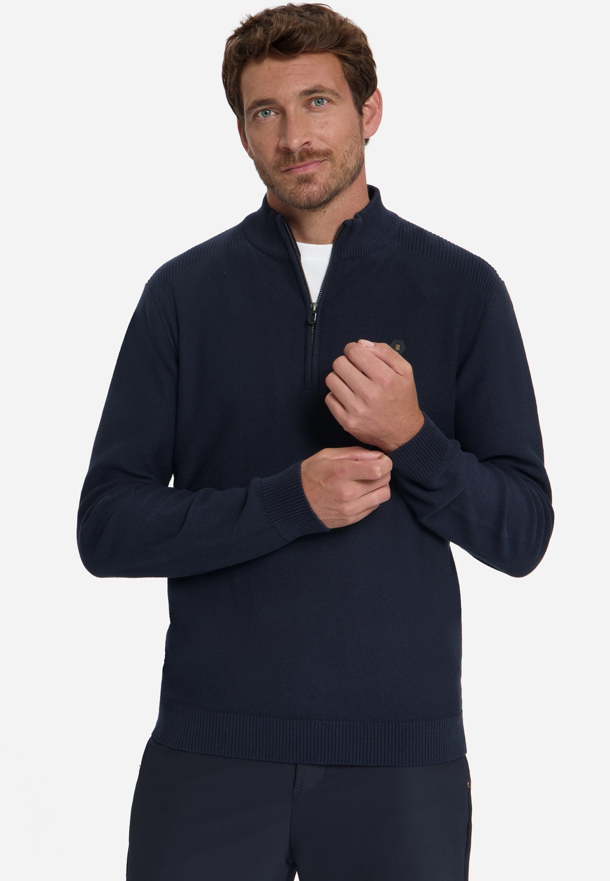 Half-zip trui | Dark Night