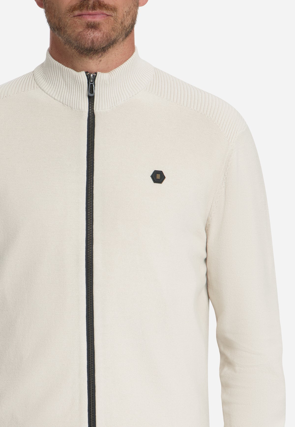 Vest met ritssluiting | Stone