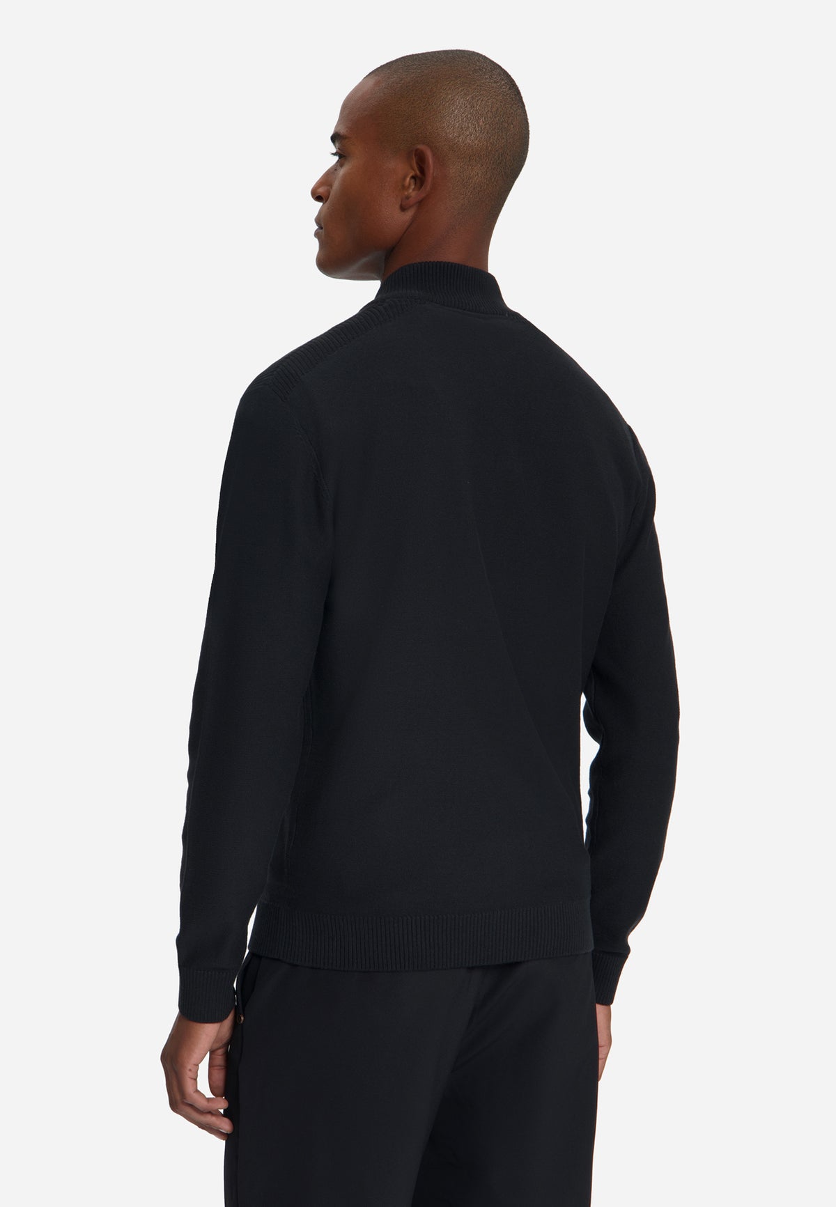 Vest met ritssluiting | Black
