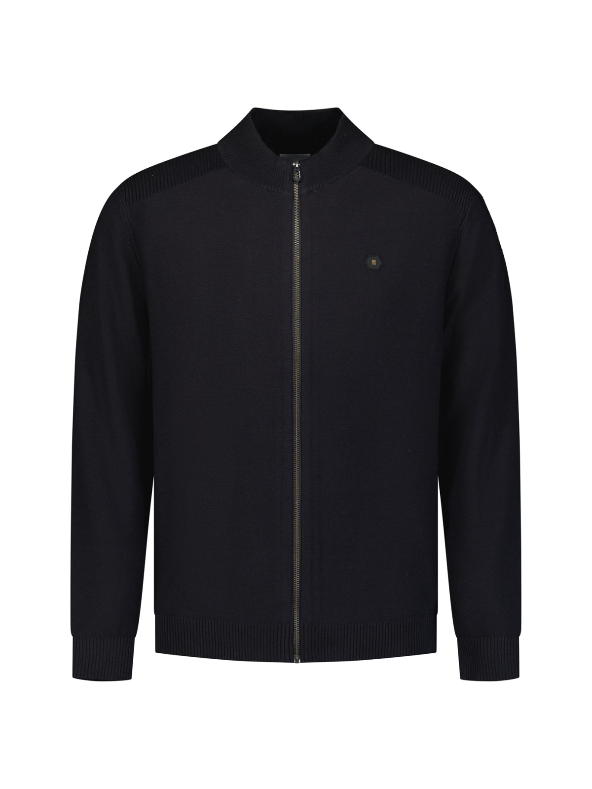 Vest met ritssluiting | Black