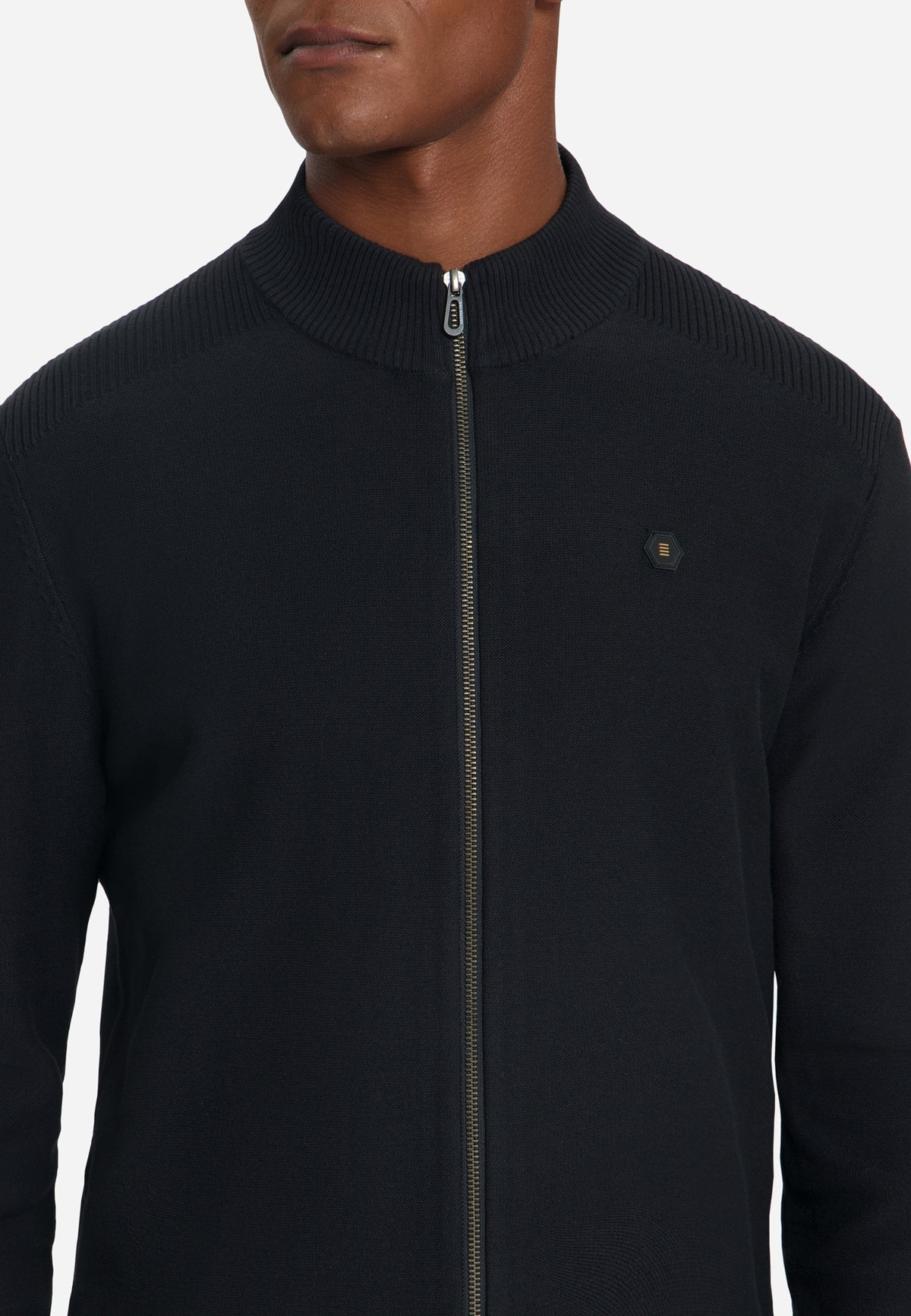 Vest met ritssluiting | Black